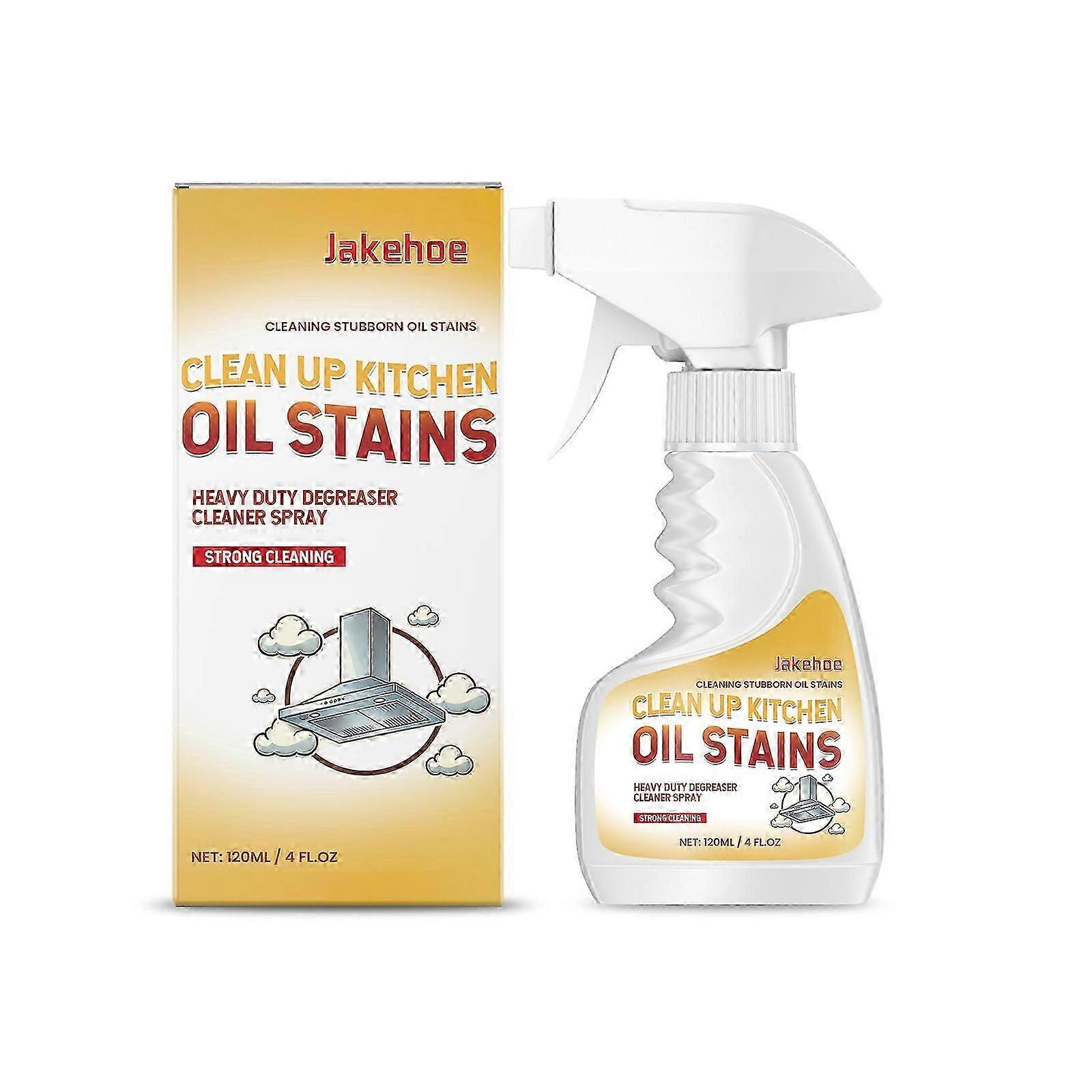 Powerful Oil Stain Remover Spray - Fast, Easy Kitchen Cleaning for Grease  Grime