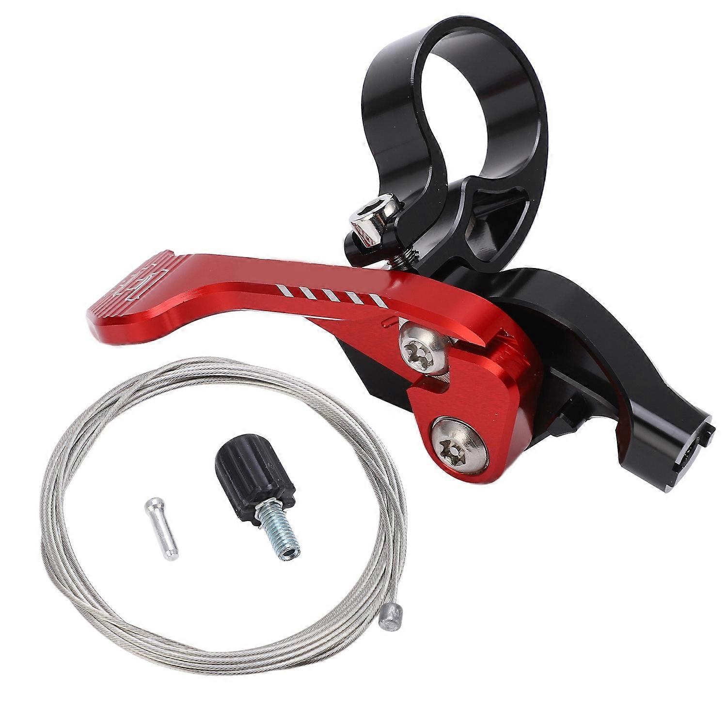 MEROCA Bicycle Lifting Seat Pipeline Controller Bike Telescopic Seat Post SwitchBlack Red