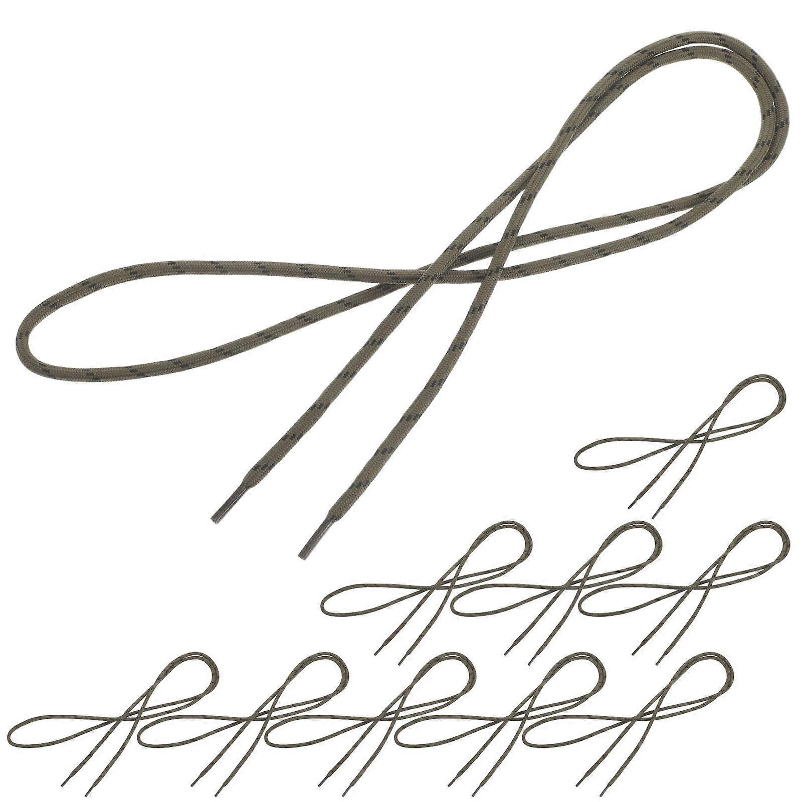 Hiking Shoe Laces Replacement Polyester Shoelaces for Boots 5Pairs