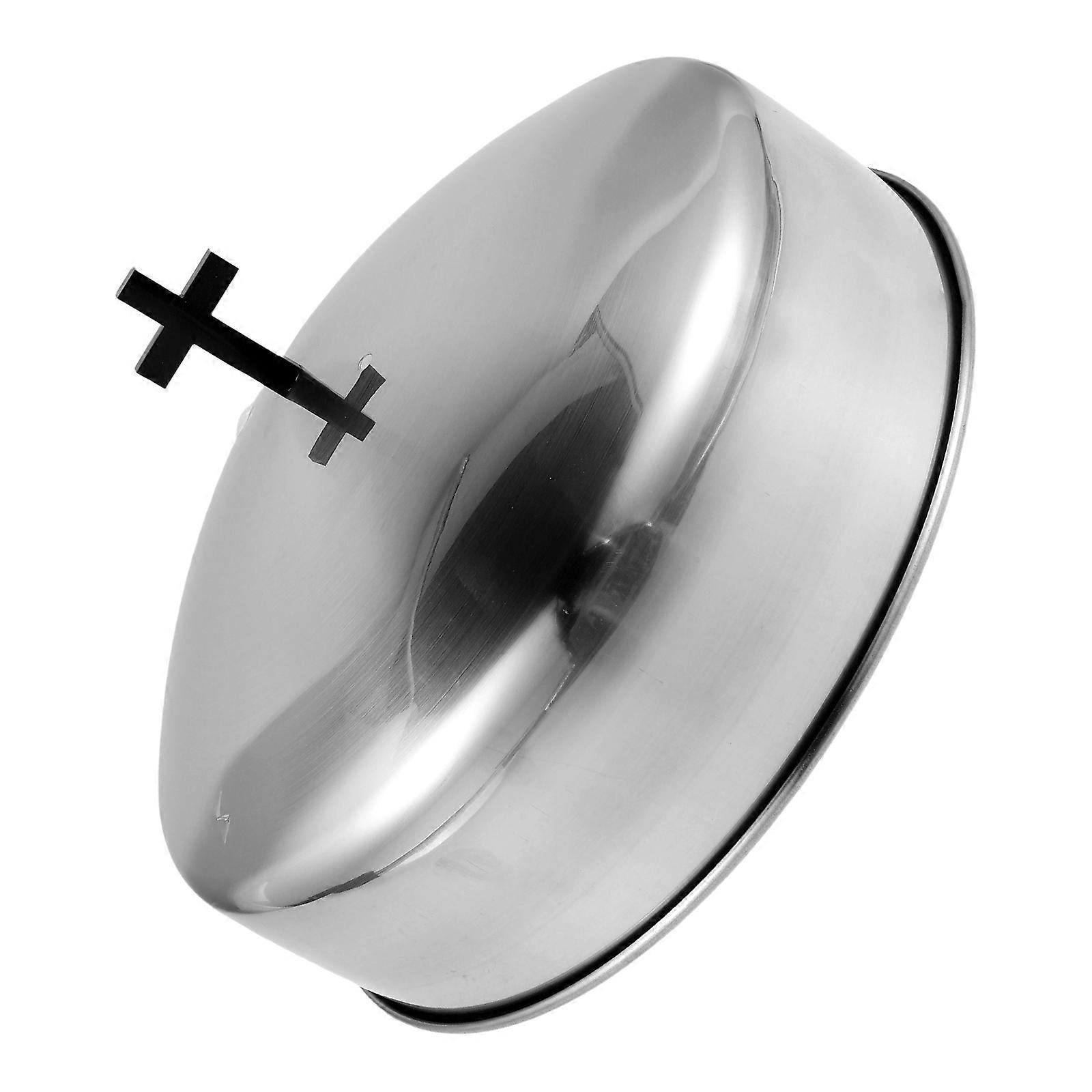 Communions Tray Silver Stainless Steel Replacement Cover with Handle