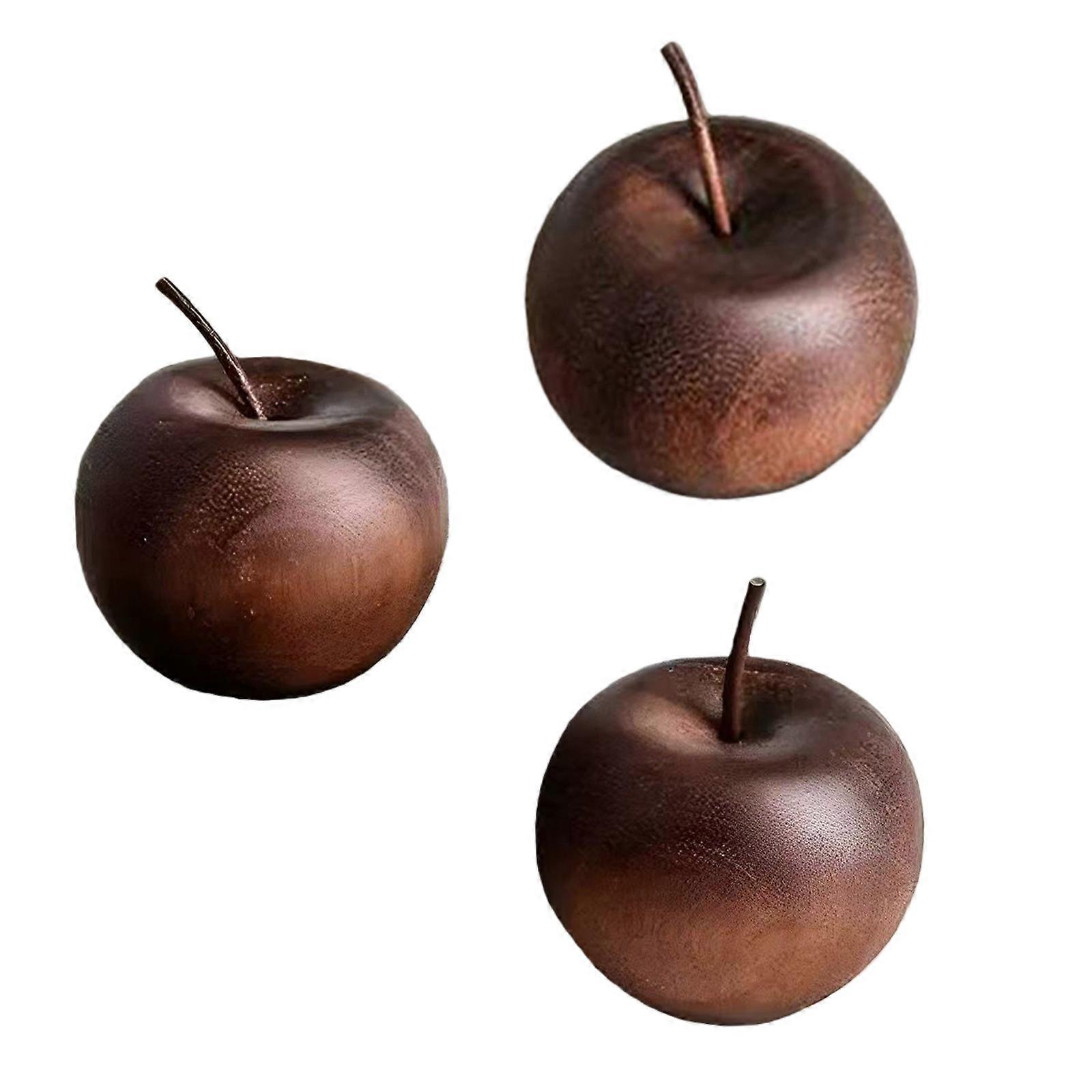 Wooden Essential Oil Diffuser Wood Aromatherapys Diffuser Air Freshener Apples Shaped Diffuser for Home Office Car Yoga Multicolor