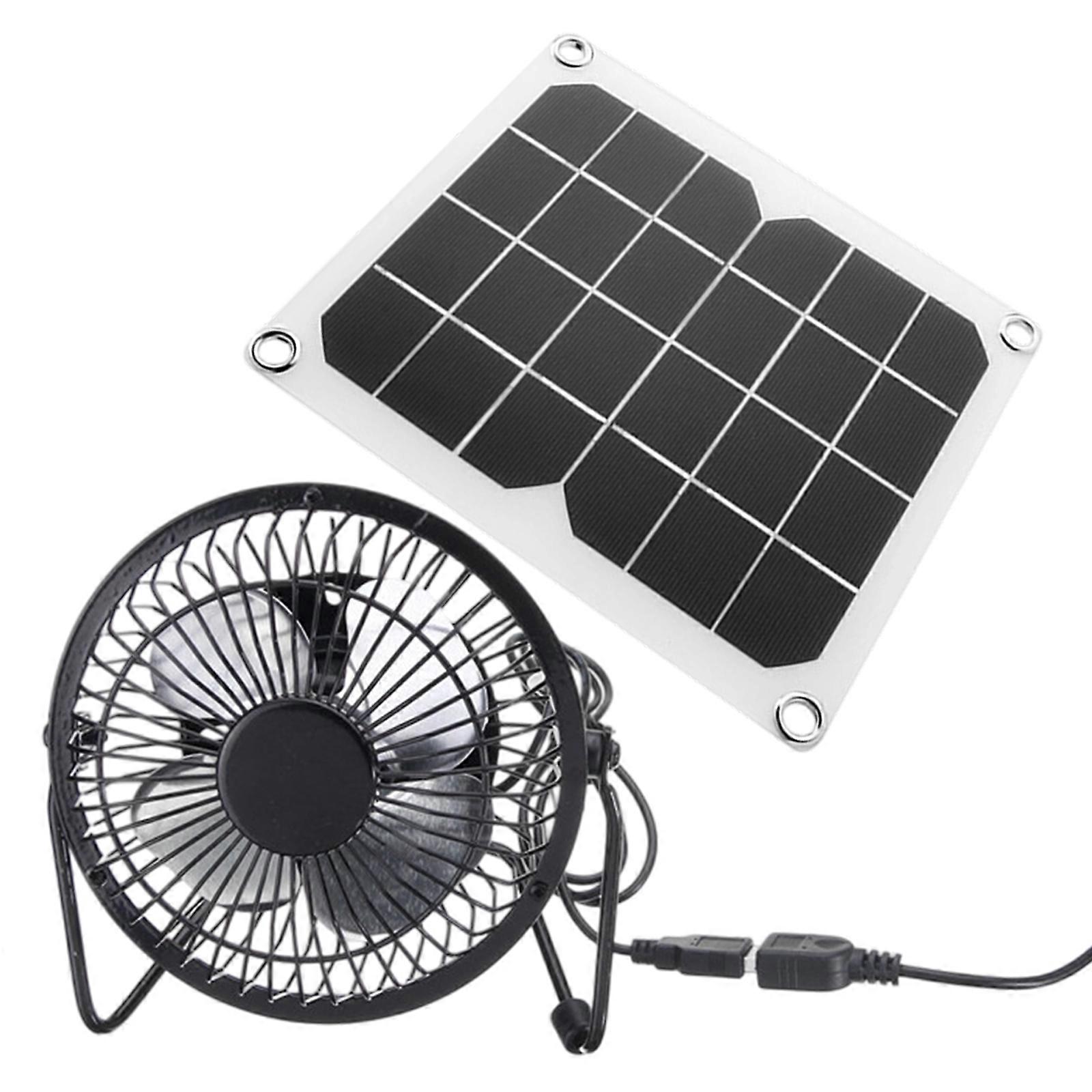 Weatherproof Foldable Solars Fan System For Shed Ventilation 200 Feet Coverage Anti Rusts Construction Multicolor