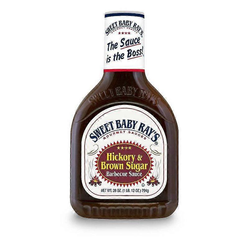 صلصة الشواء الحلوة بيبي راي هيكوري والسكر البني ، 28 أونصة