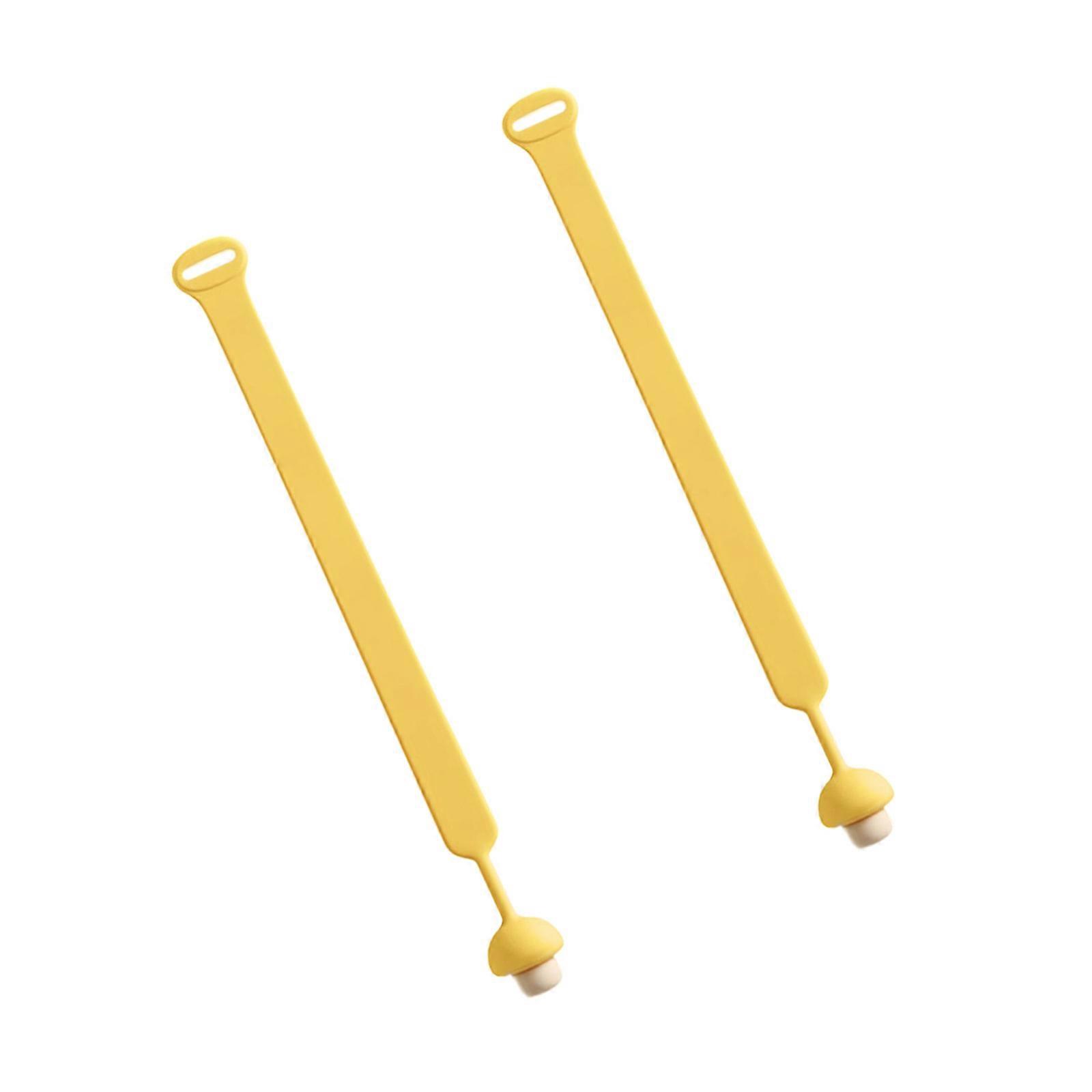 2Pack Ergonomic Toilet Seat Lifter NonSlip Silicones Handle For Sanitary Touchfrees Operations  Yellow