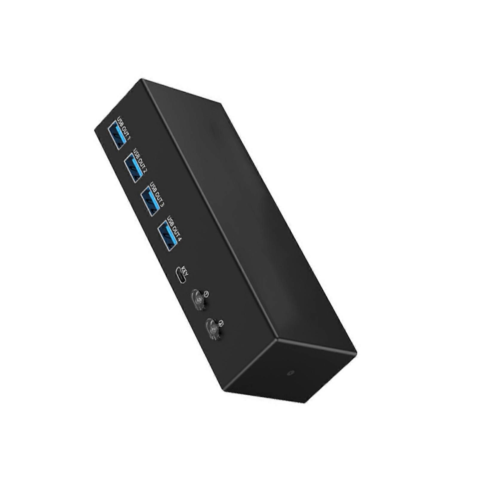 2 Port 60Hz USB3.0 Two Monitors KVM Switches for Two PC with 8K Displays Compatibility Multicolor