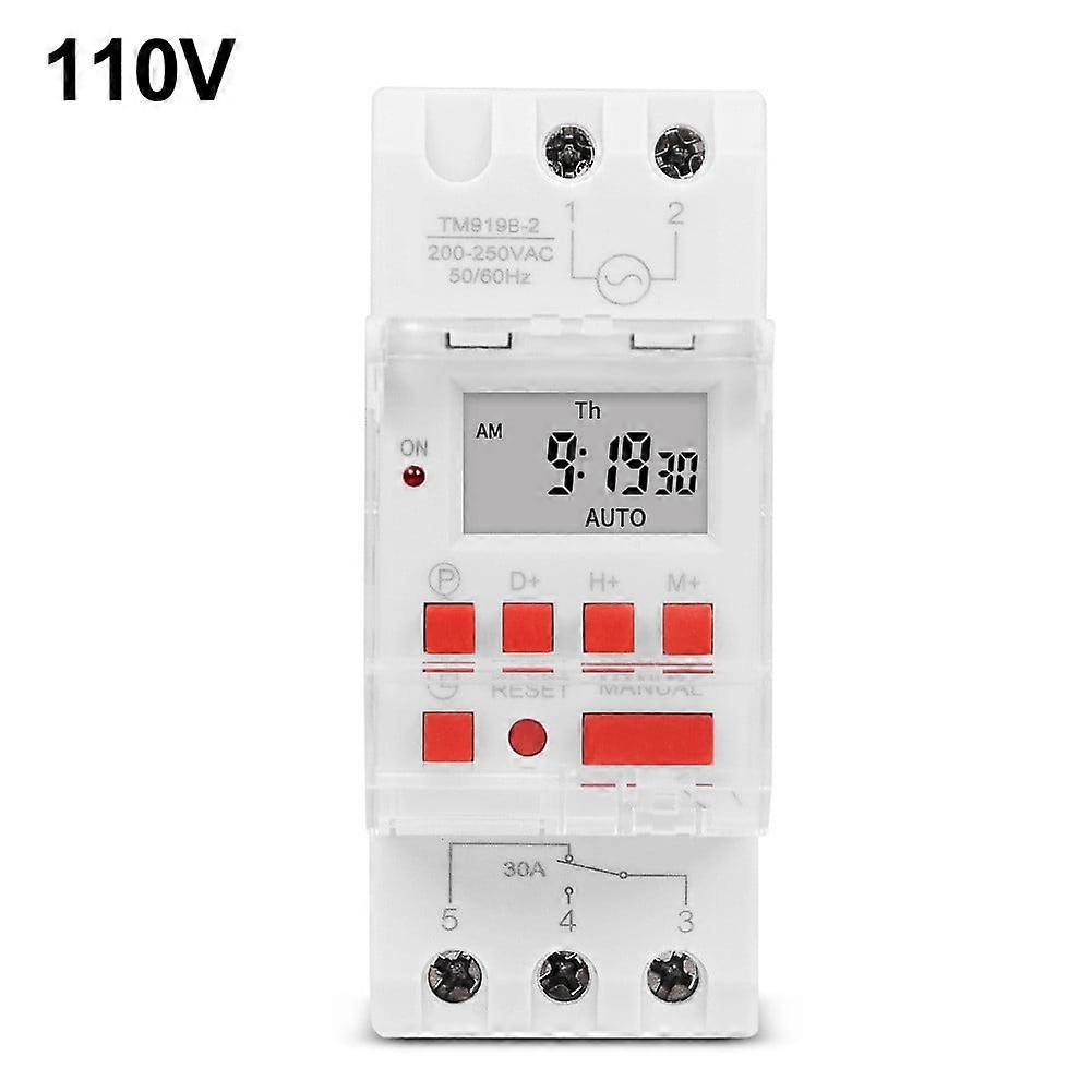 Sinotimer 30A High Load 85-265VAC 7 Days Digital Programmable Timer Switch