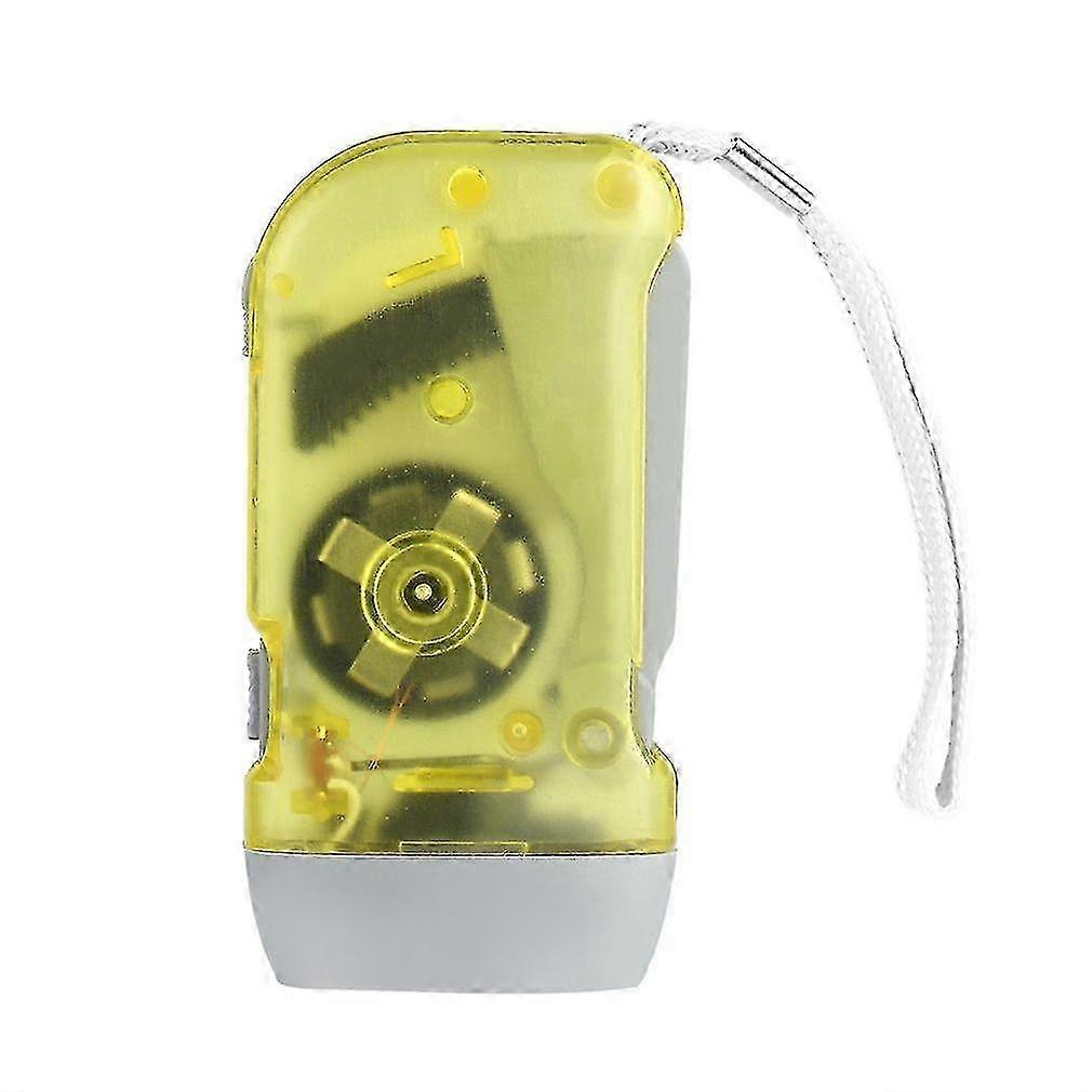 Mini Camping Lamp Light Hand-cranked Flashlight 3 Led Hand Pressing Wind Up Flashlight Torch