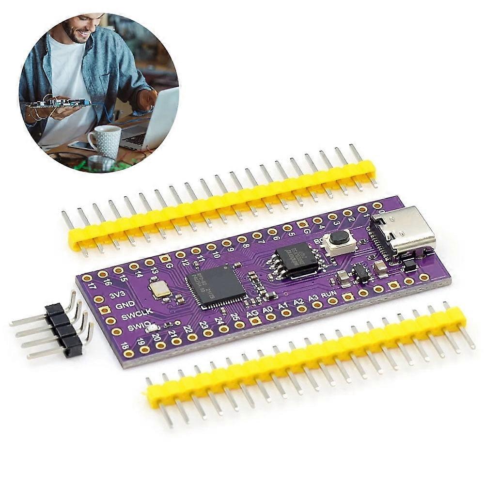 jixopn Official Raspberry Pi Pico Board RP2040 Low-Power Microcomputers (Purple 16MB)