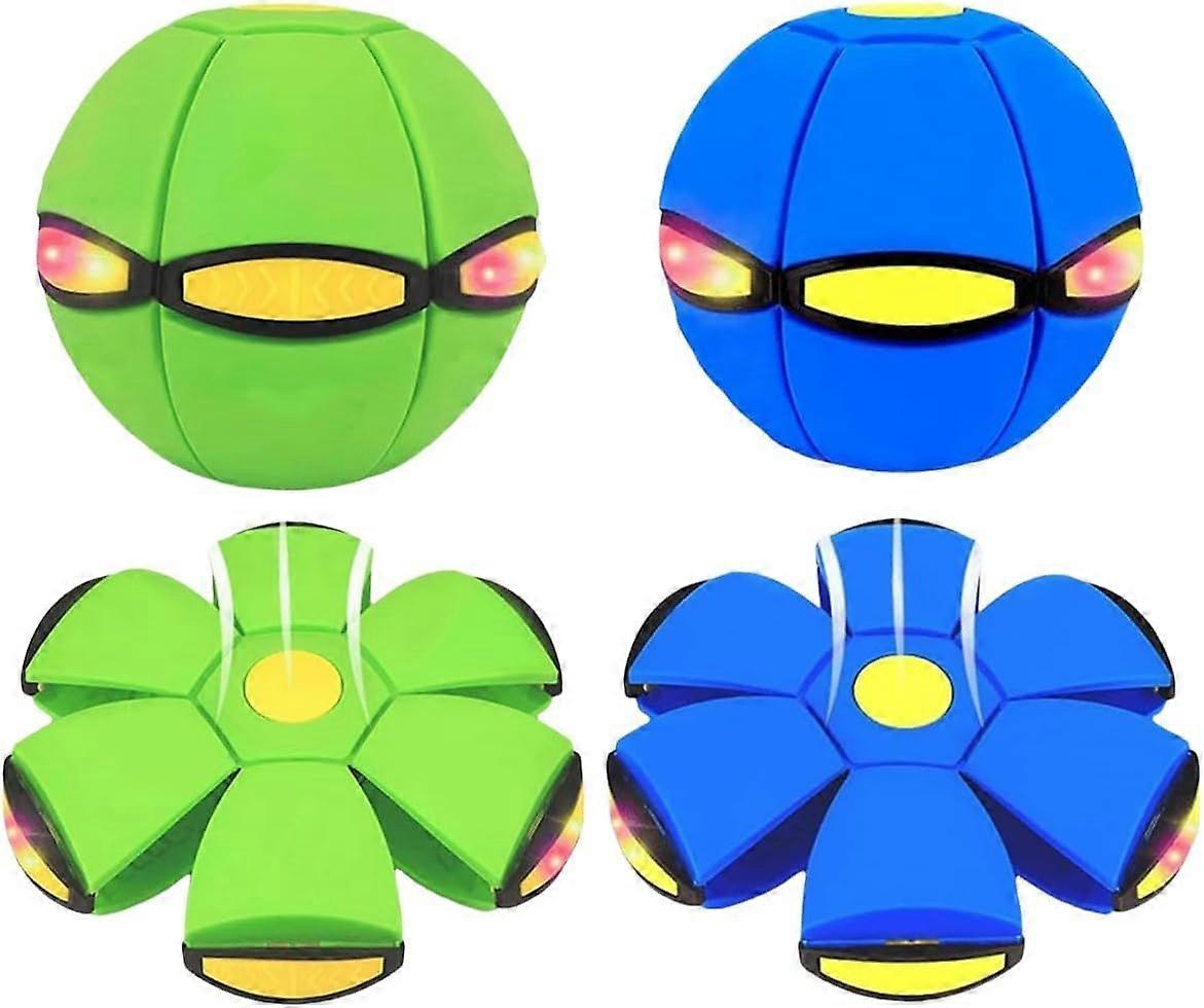 Quality Magic Ball Toy Magic Bouncing Ball Magic Metaball Children Bouncing Balls Parent-Child Interaction Magic Flying Saucer Dual Form Freely Switch