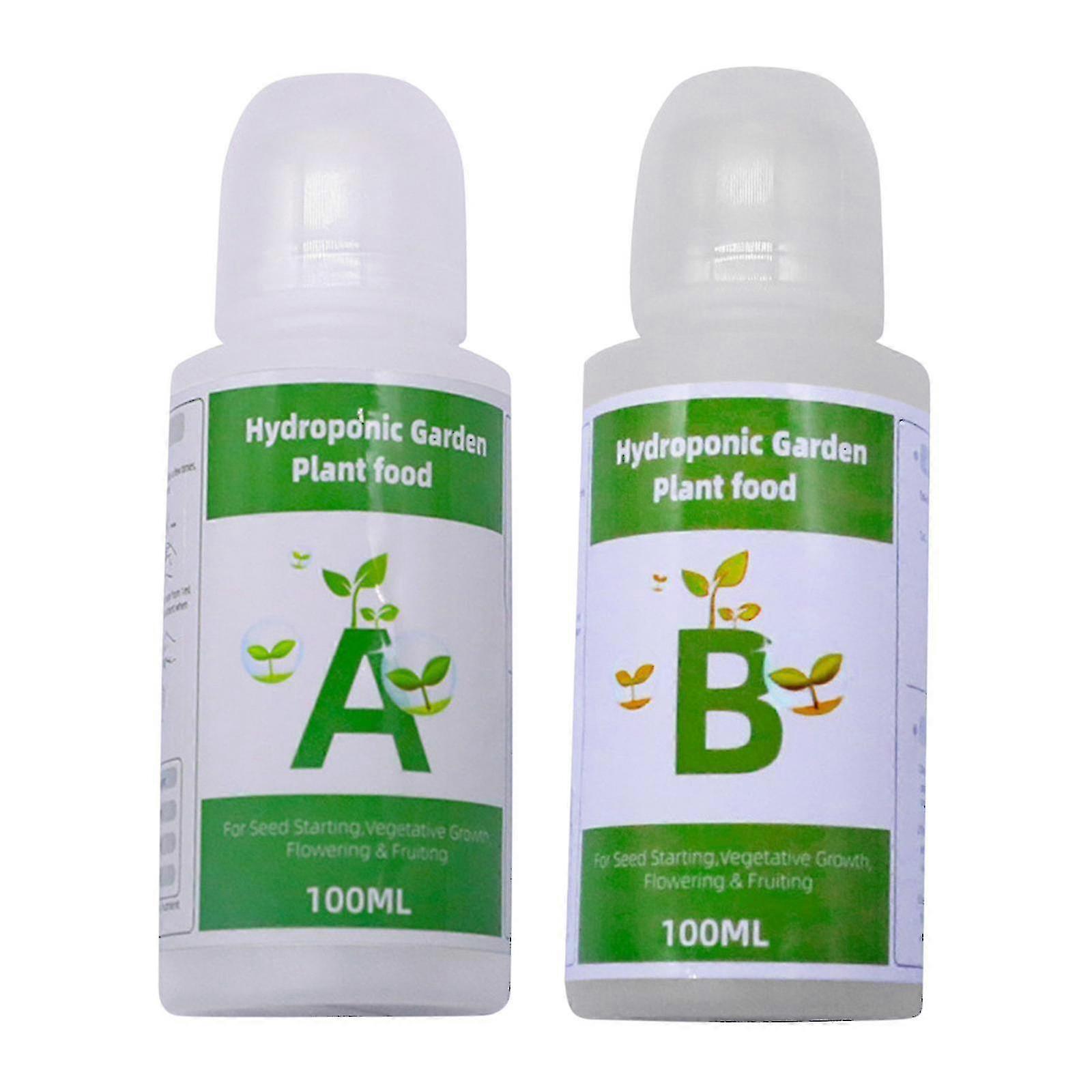 200ml Hydroponic AB Fertilizer Universal Nutrient Solution for Soilless Plant Cultivation in Hydroponic Planters