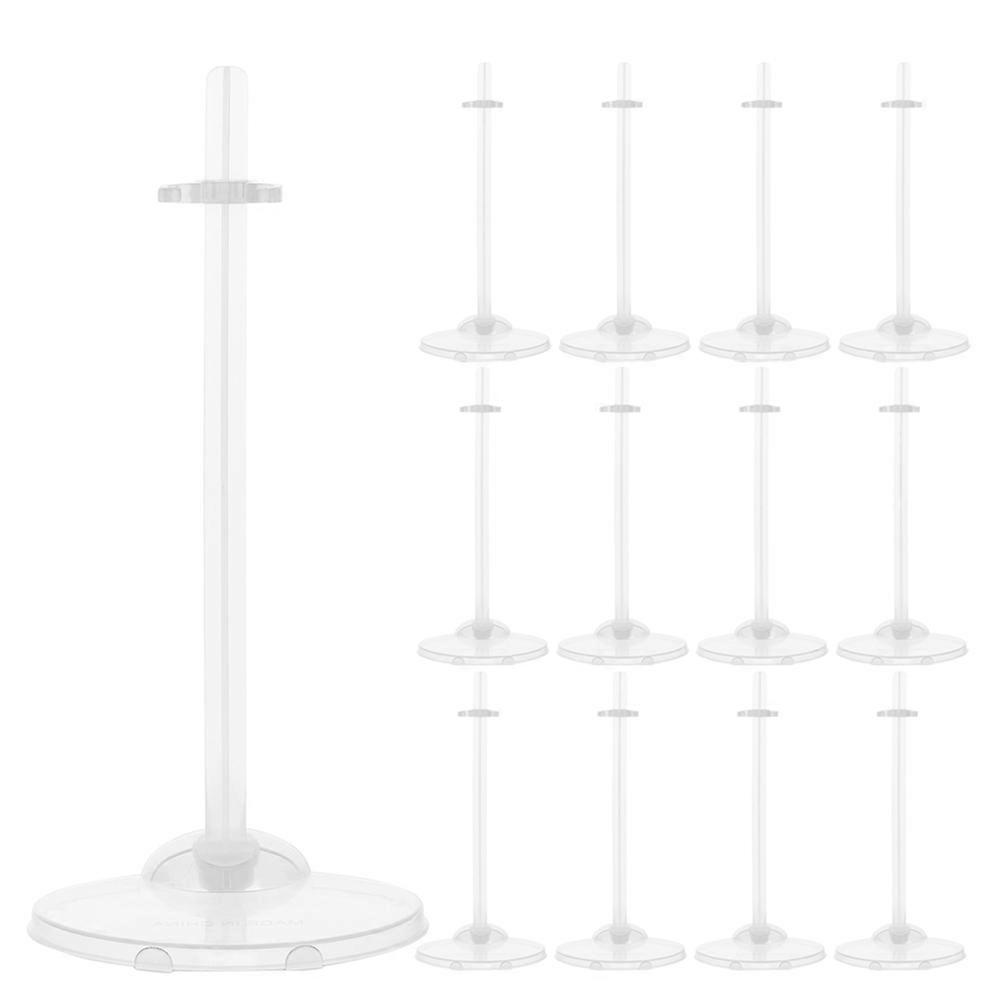 Doll Stands Display Holder for Stable Support 24Pcs Plastic Rack