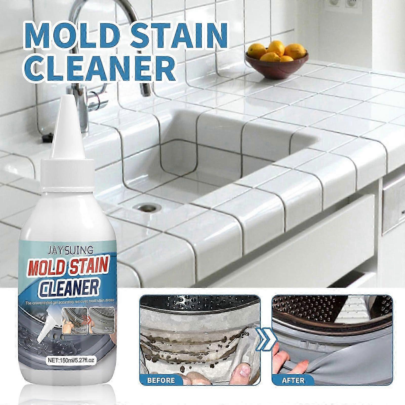 mildew remover contains deionized water, calcium hypochlorite, lemon extract