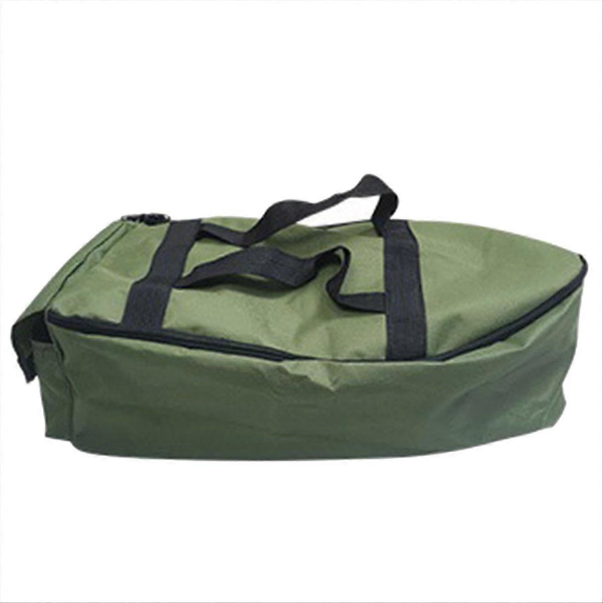 حقيبة حمل مزدوجة بسحاب لطارد المياه لقارب الطعم الأخضر