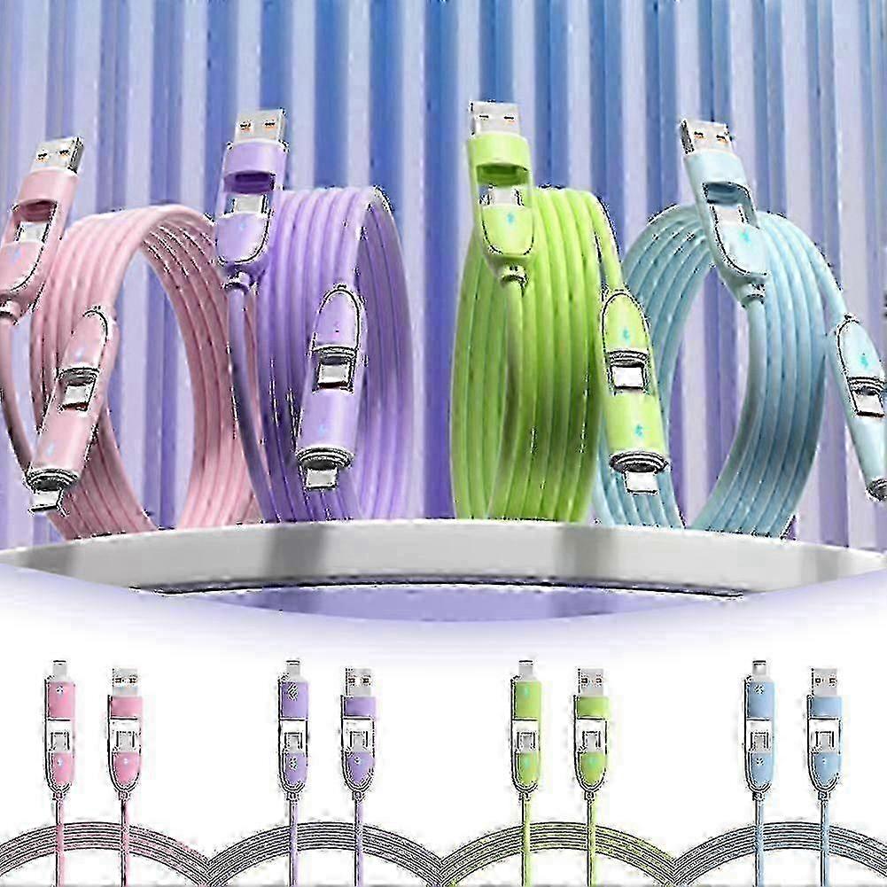 Cellphone Data Line 4 In 1 Fast Charging Data Cable