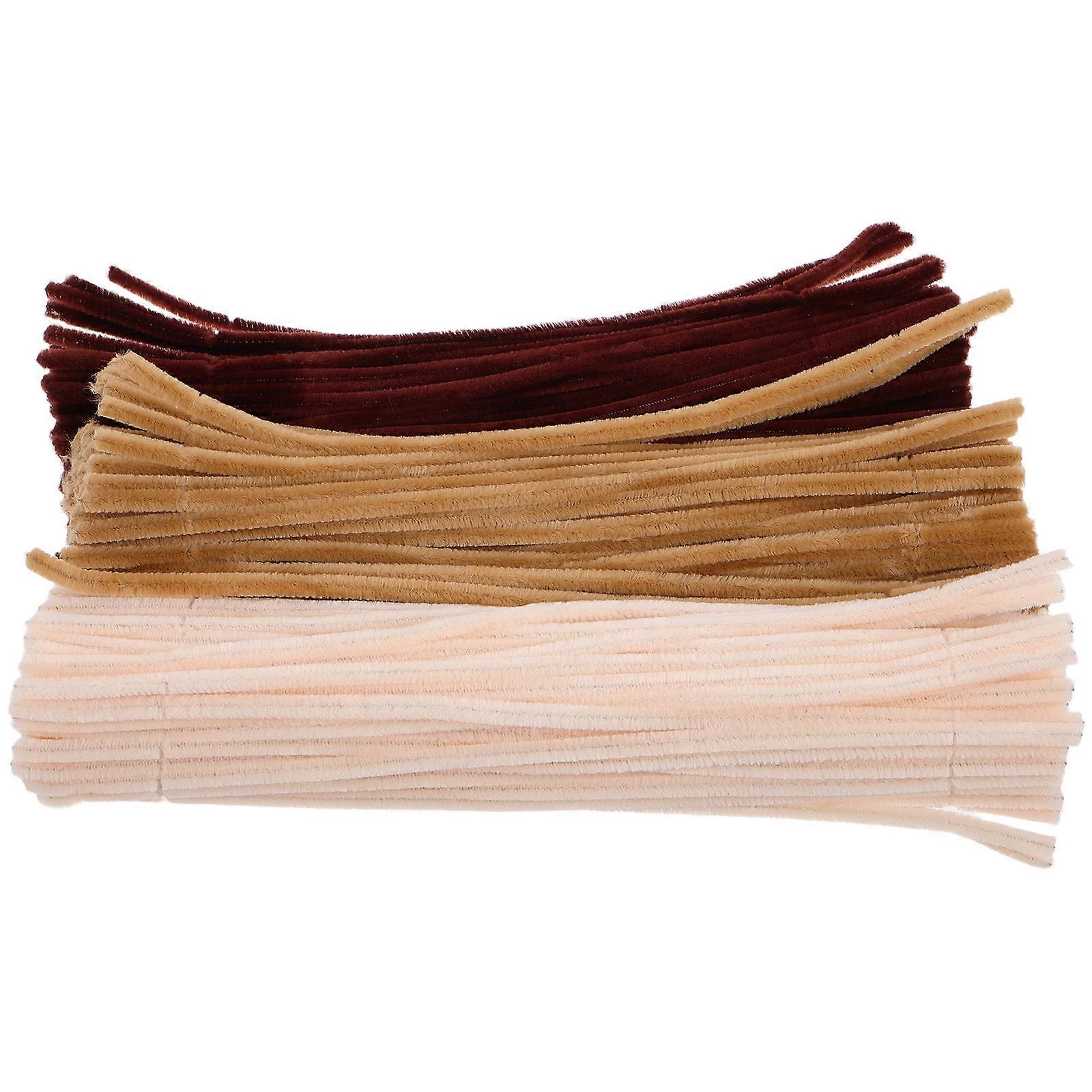 Thick Plush Pipe Cleaner Stems for Craft Use 300Pcs Assorted Colors