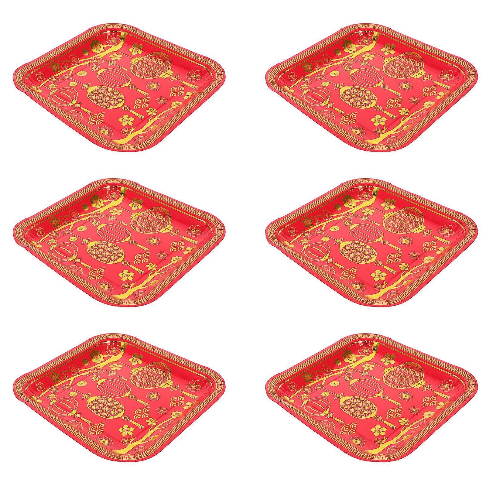 Chinese New Year Party 16Pcs Square Paper