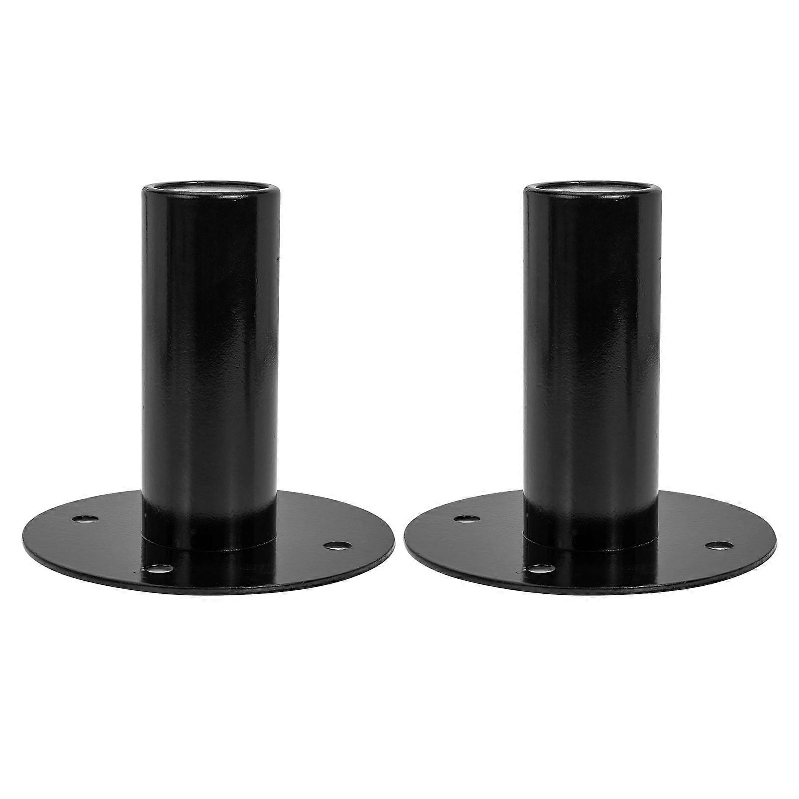 2 Pcs Speakers Computer Speaker CD Player Stand Metal Speaker Bracket Feet Cone Base Speaker Stand Tray Iron