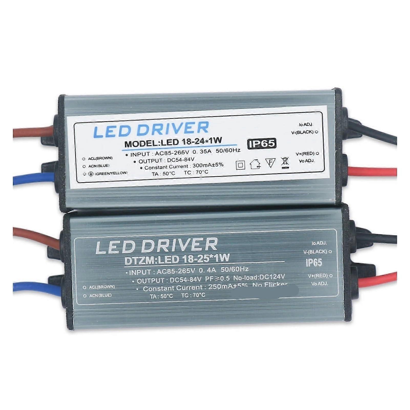 Waterproof IP65 LED Driver Constant Current 250mA DC1226V Power Supply for Bulbs and Strips