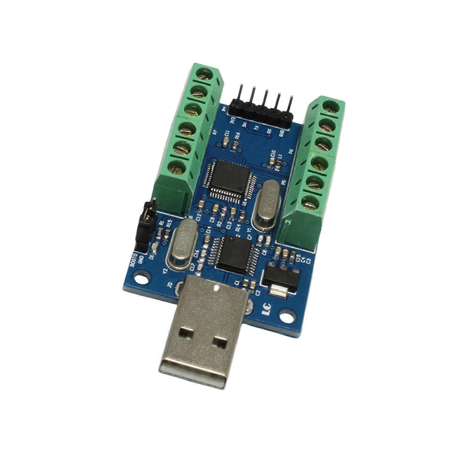 10 Channel Analog Digital Conversion Module STM32F103C6T6 Chip USB UART Interface