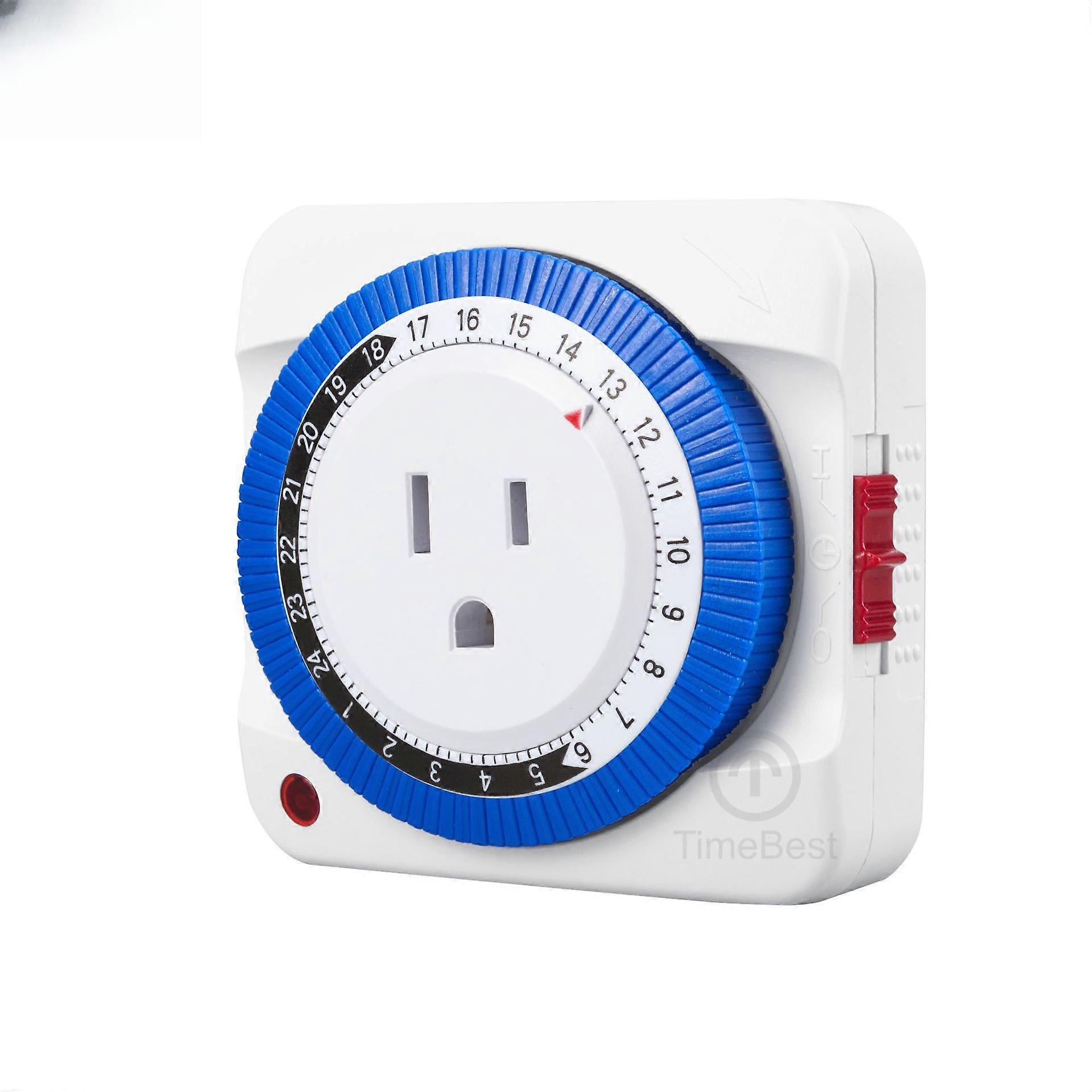 Mechanical Timer Home Smart Timer Socket 24-hour Cycle Reservation Timer Switch Automatic Power Off Safety Socket Hocomehold Tool