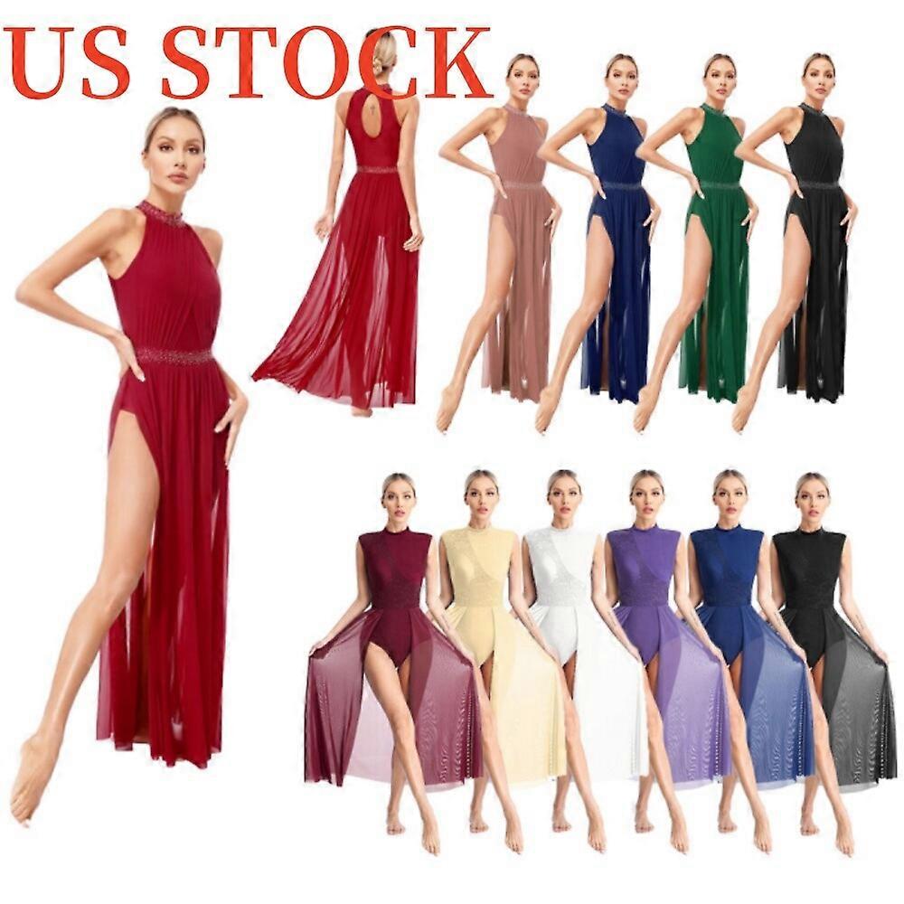 strapless open back dress Womens A-Line Maxi Off Shoulder 3/4 Length Sleeve Ballroom Dress  DANCEYM