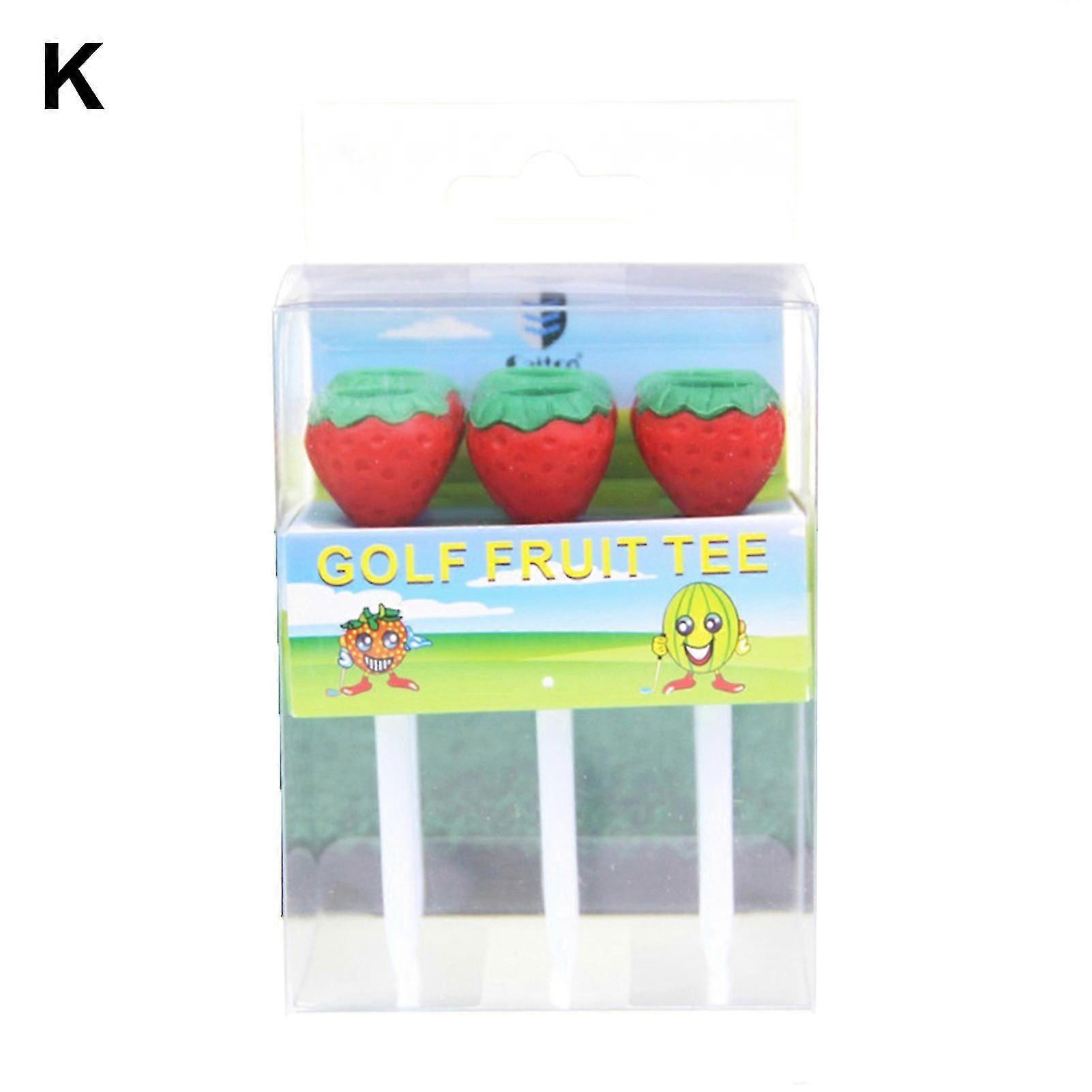 6pcs Pineapple Golf Tees Lightweight Compact Flower Shape Golf Training Tees For Putting Green
