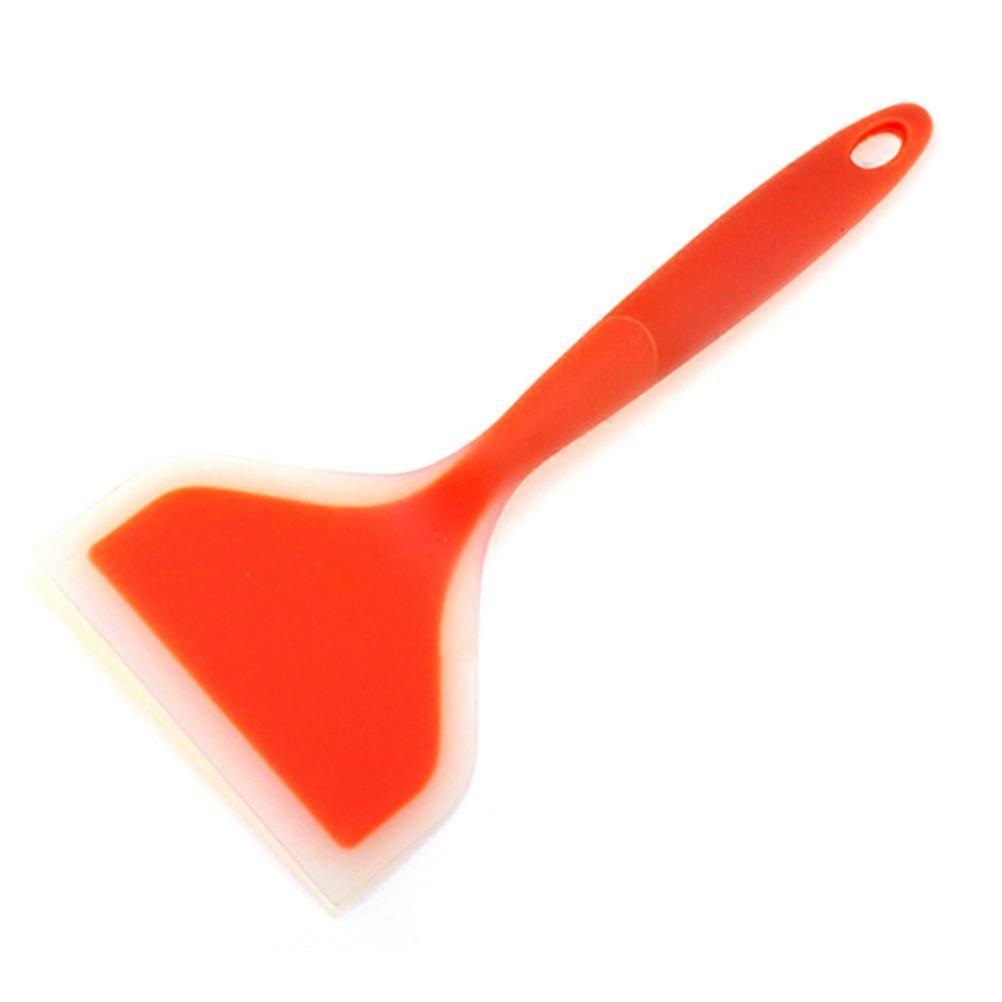 Silicone Pan Turner Non-Stick Cooking Tool for Kitchen Use 2Pcs