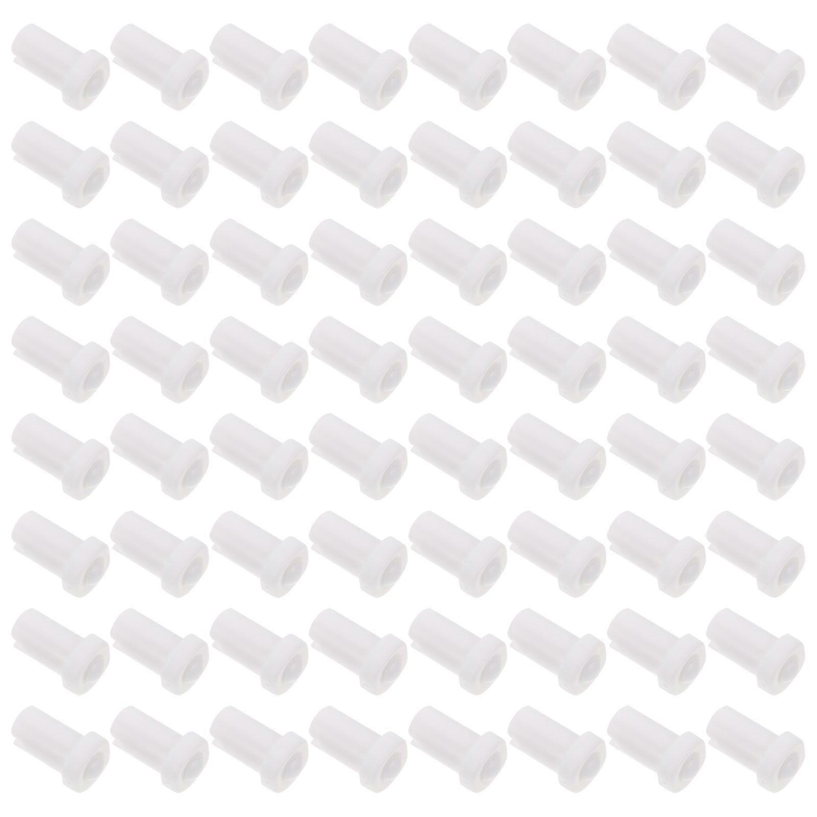 Eyelash Extensions Tool Glue Bottle Pin for Salon Use 100Pcs White