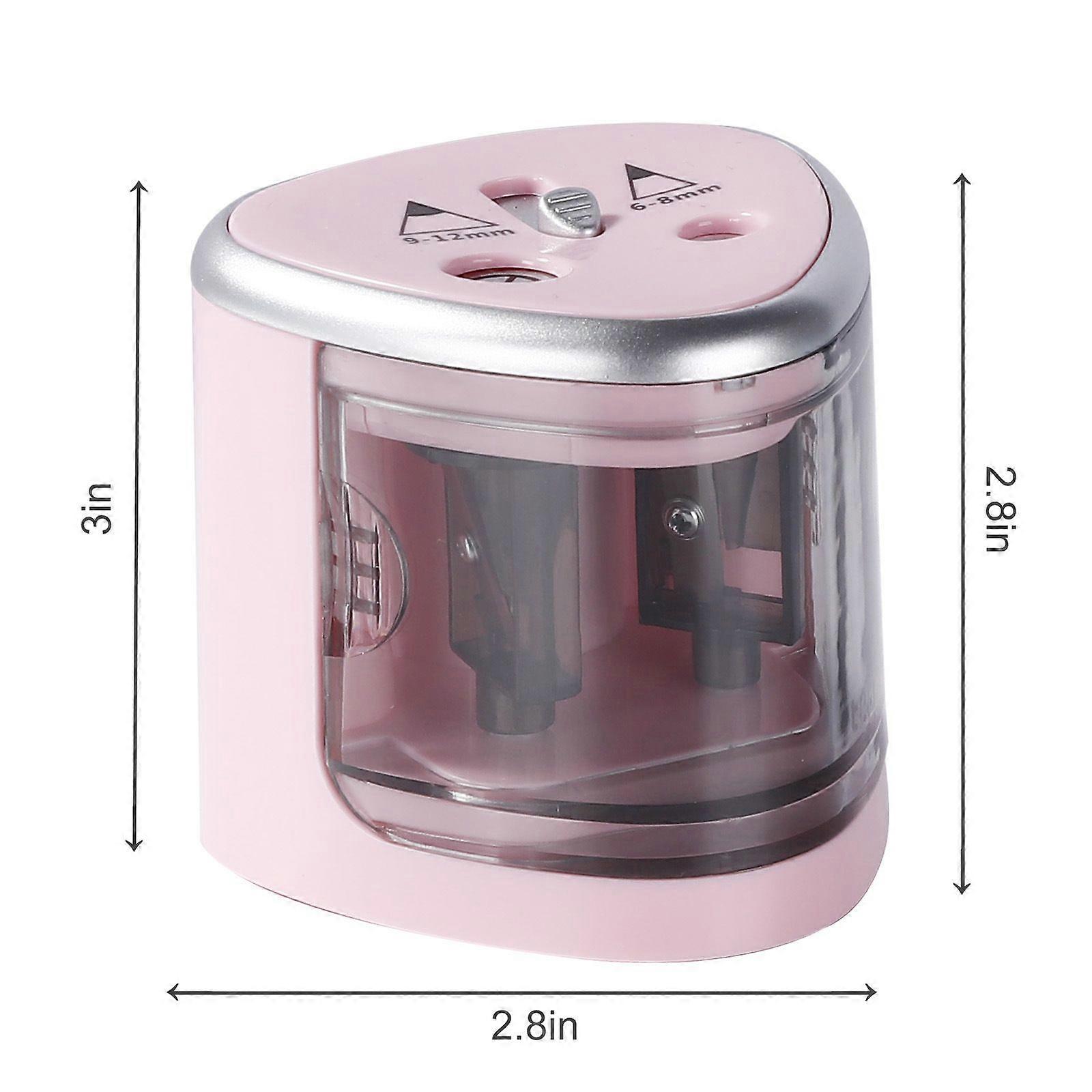 Double-hole Electric Pencil Sharpener, a Writing Stationery for Primary School Students, Automatic Pencil Sharpener