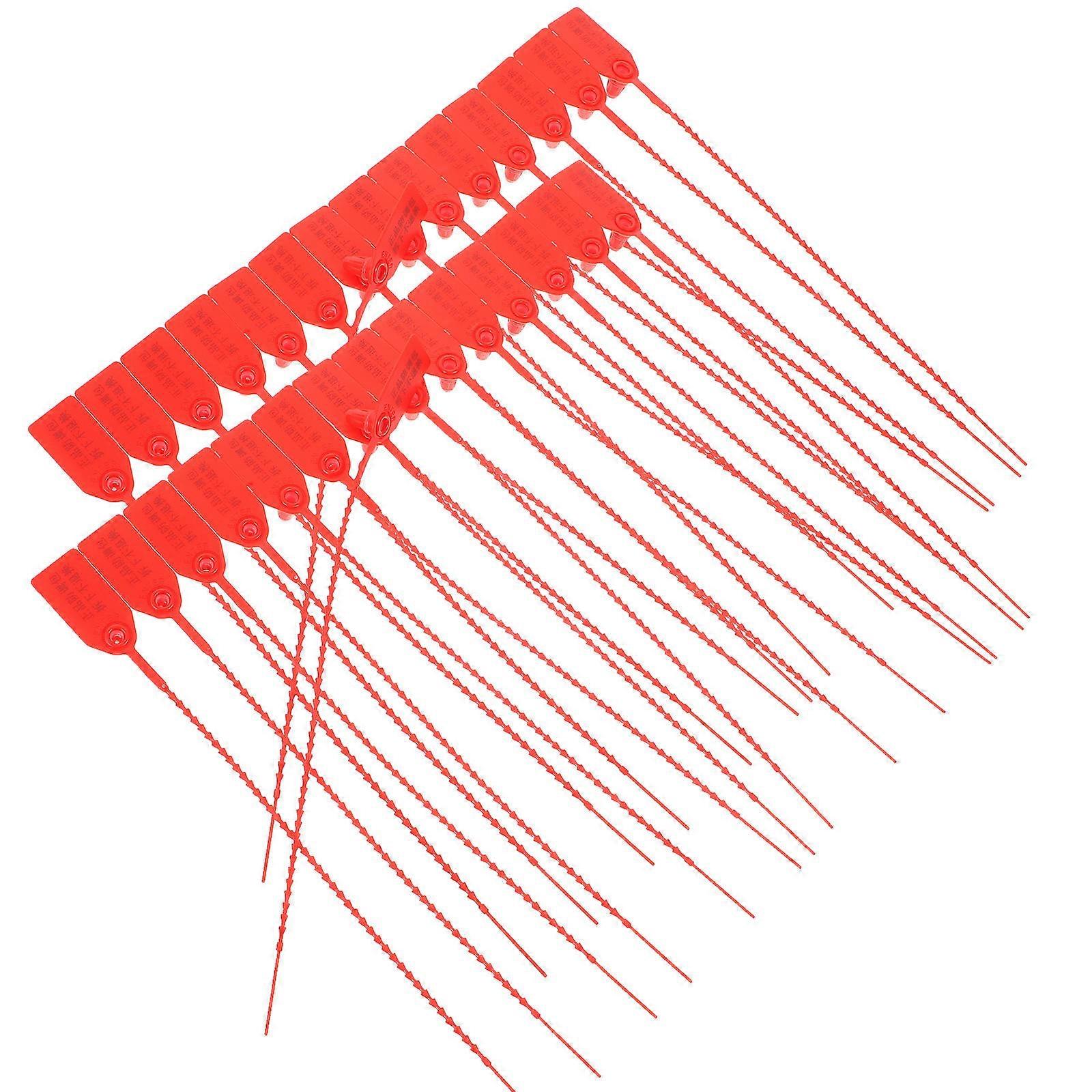Cable Ties 100Pcs for Sign Board Loop Cables Red Practical Set