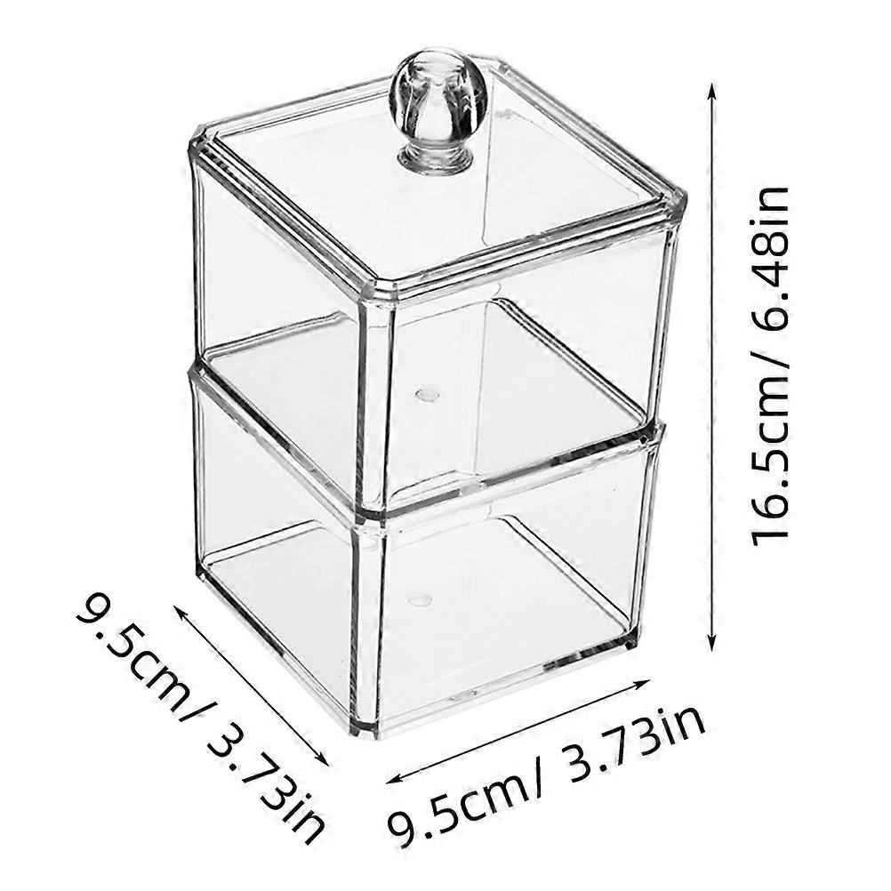 Acrylic Food Storage Box for Kitchen Sorting Container 1Pcs with Cover