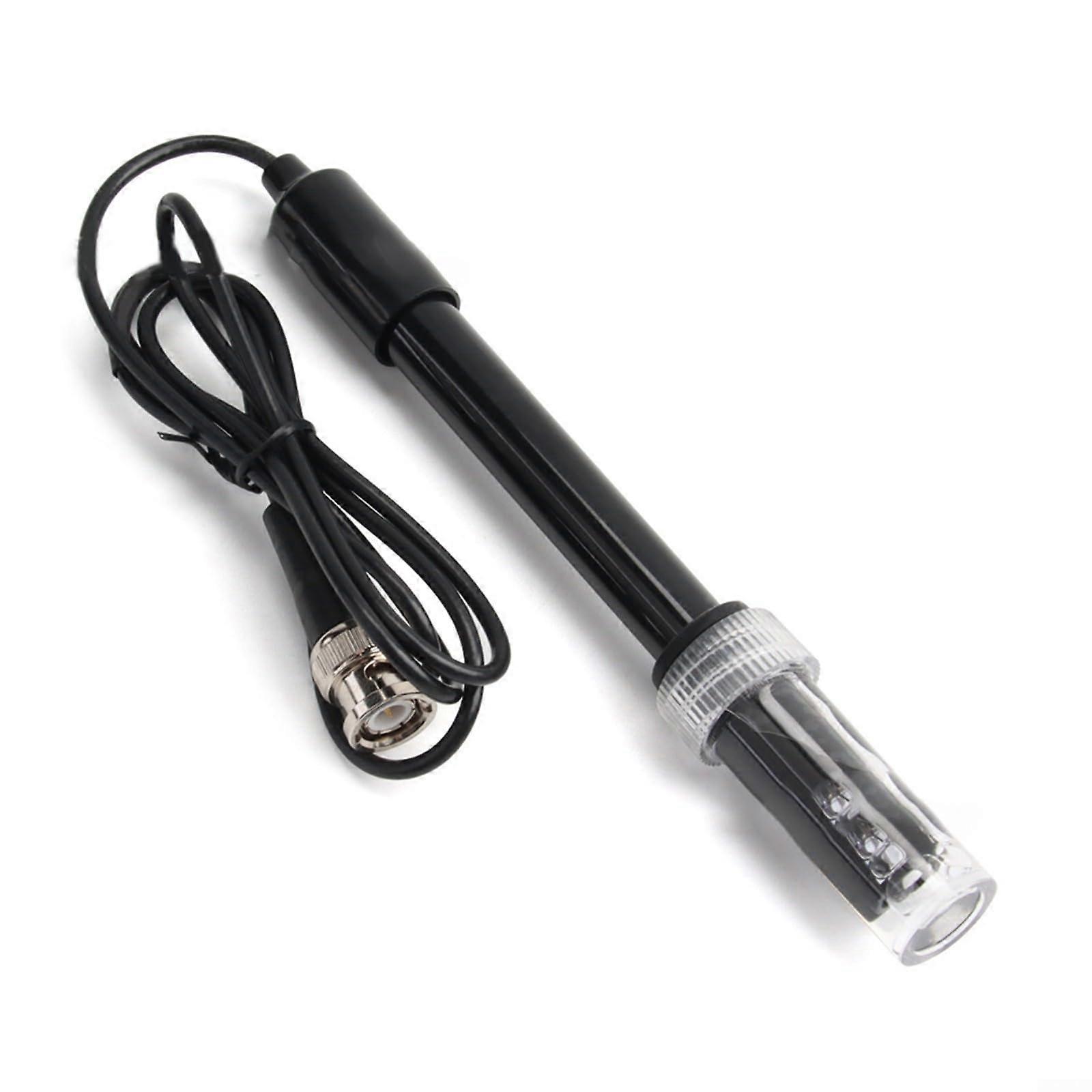 PH Meter with Laboratory PH Electrode Probe, Wide 014 Range, BNC Connector for Aquarium Hydroponics
