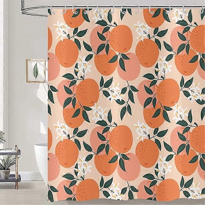 Shower Curtain, Waterproof Fabric, with Hooks
