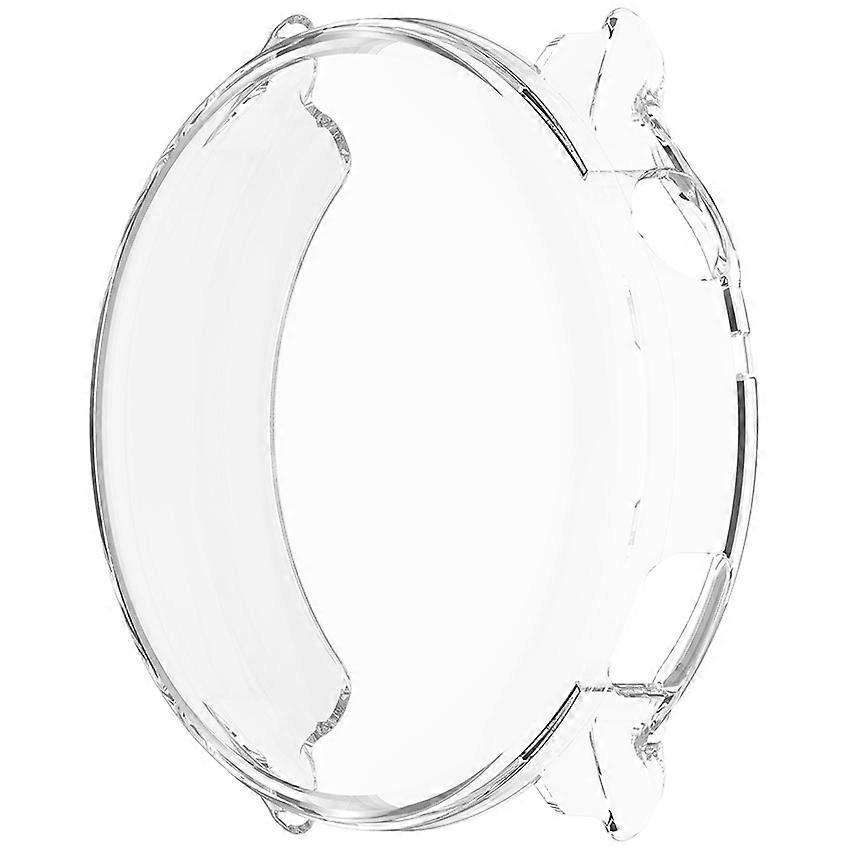 Full-Coverage TPU Watch Protective Case with Electroplated Finish for Garmin Venu4 41mm Transparent