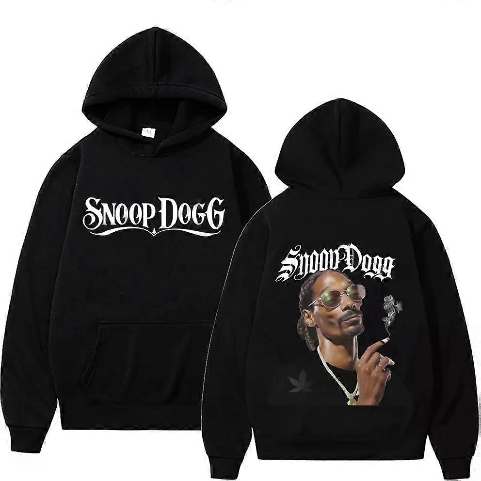 Sweat-shirt à manches longues style streetwear vintage Snoop Dogg, manches longues, imprimé Y2K, pour homme.