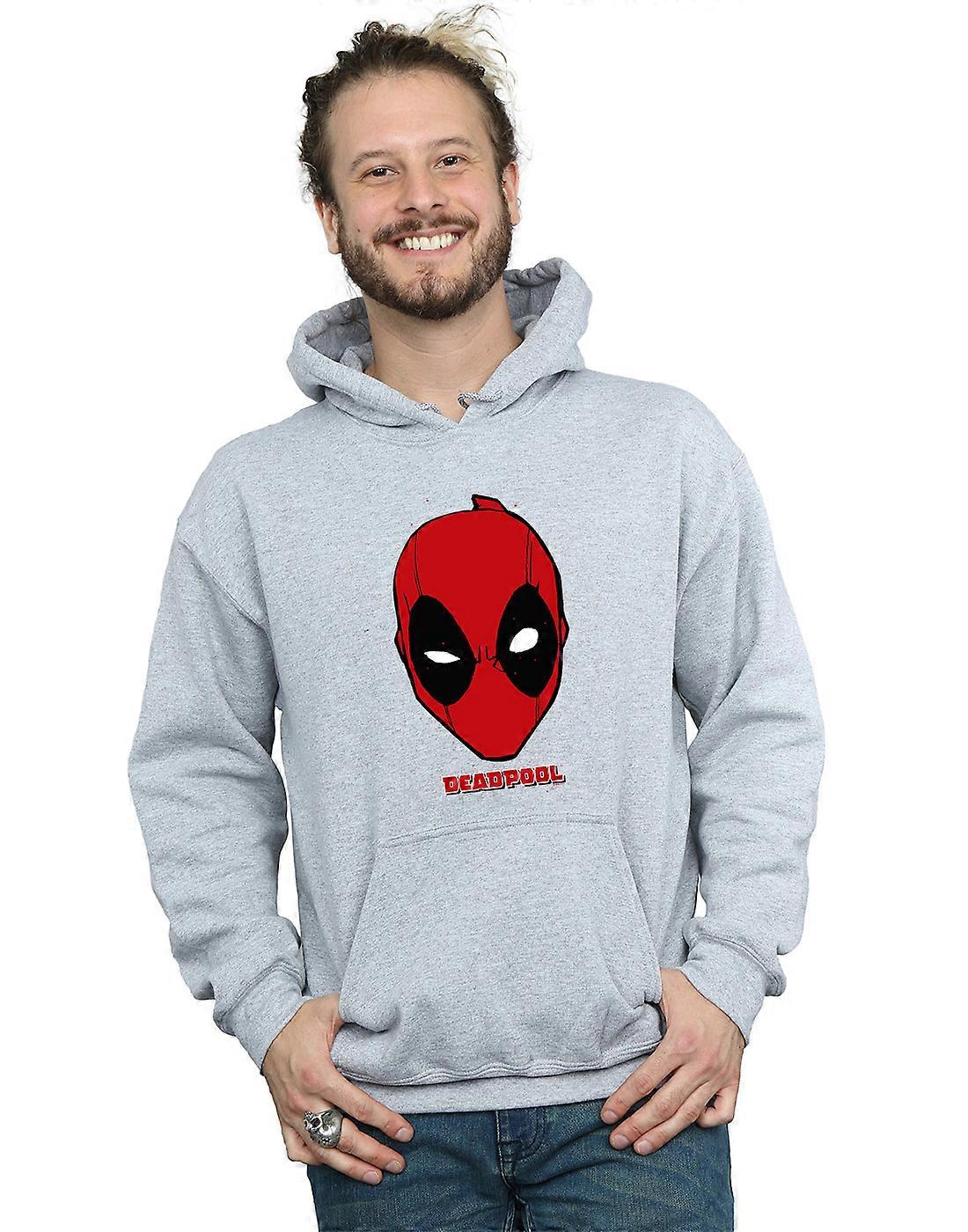 Marvel Men's Deadpool Mask Hoodie
