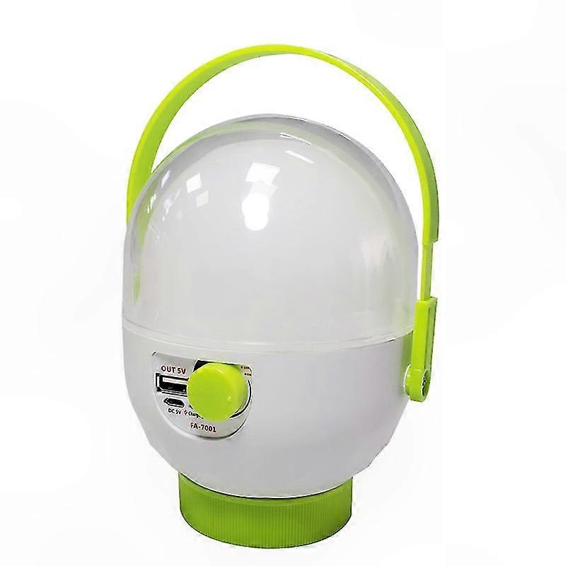 Rechargeable LED Camping Light with Replaceable Battery for Outdoor Tent and Emergency Use