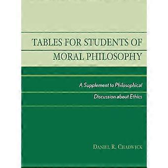 Tabelas para Estudantes de Filosofia Moral: Um Suplemento para Discussão Filosófica - Daniel R. Chadwick