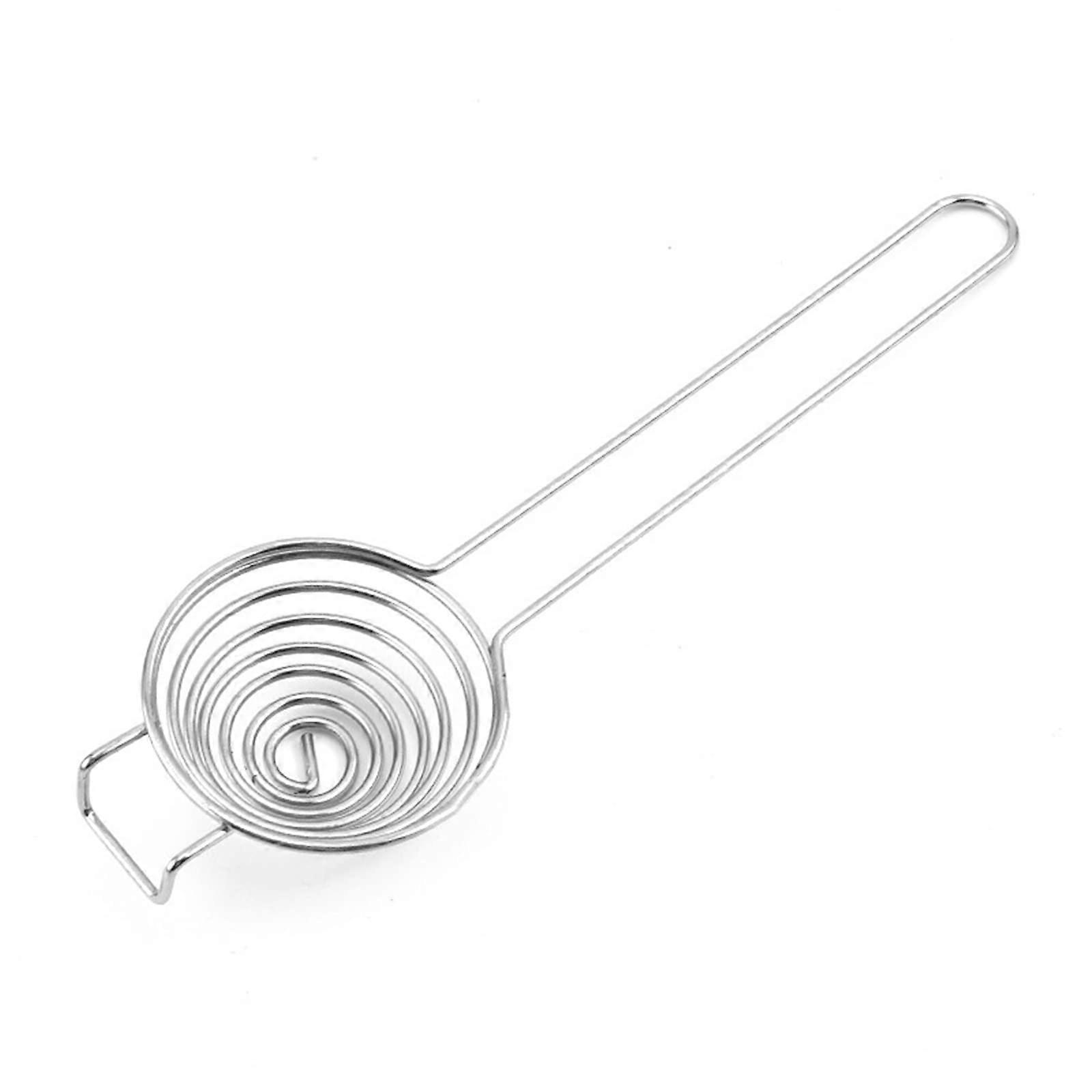 Stainless Steel Egg Separator with Long Handle for Easy Clean Intact Yolk Separation Kitchen Tool