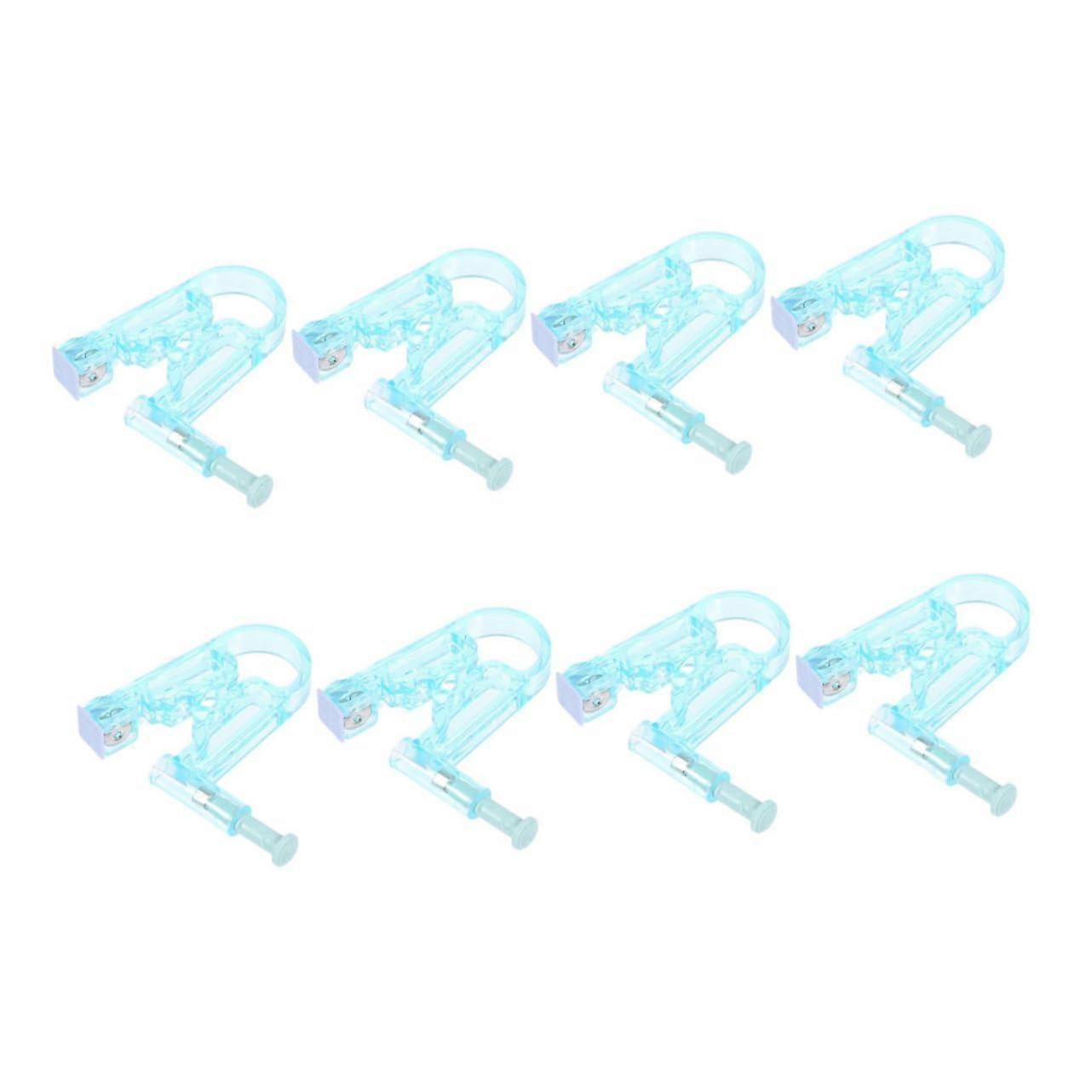 Ear Piercing Kit 8pcs LowPain Disposable Tools for Hygienic Home Use and Precise Piercing