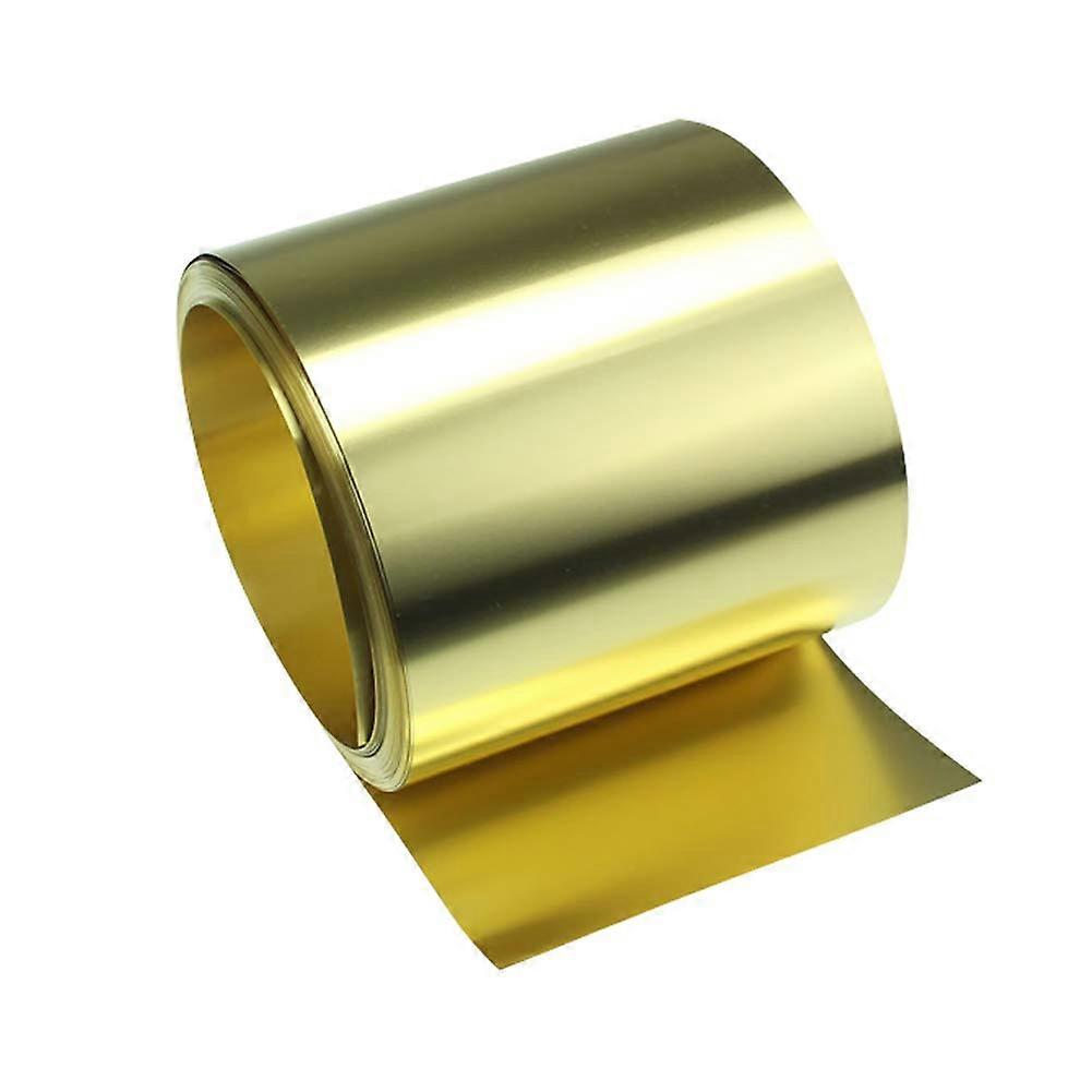 Brass Sheet 0.25mm Thin Plate Foil for Welding Brazing DIY Projects Flexible Durable