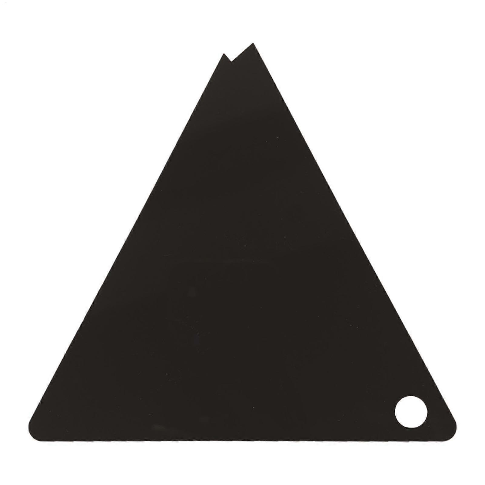 Acrylic Snowboard Wax Scraper for Fast Wax Removal and Precise Edge Polishing, Triangular Ski Tool