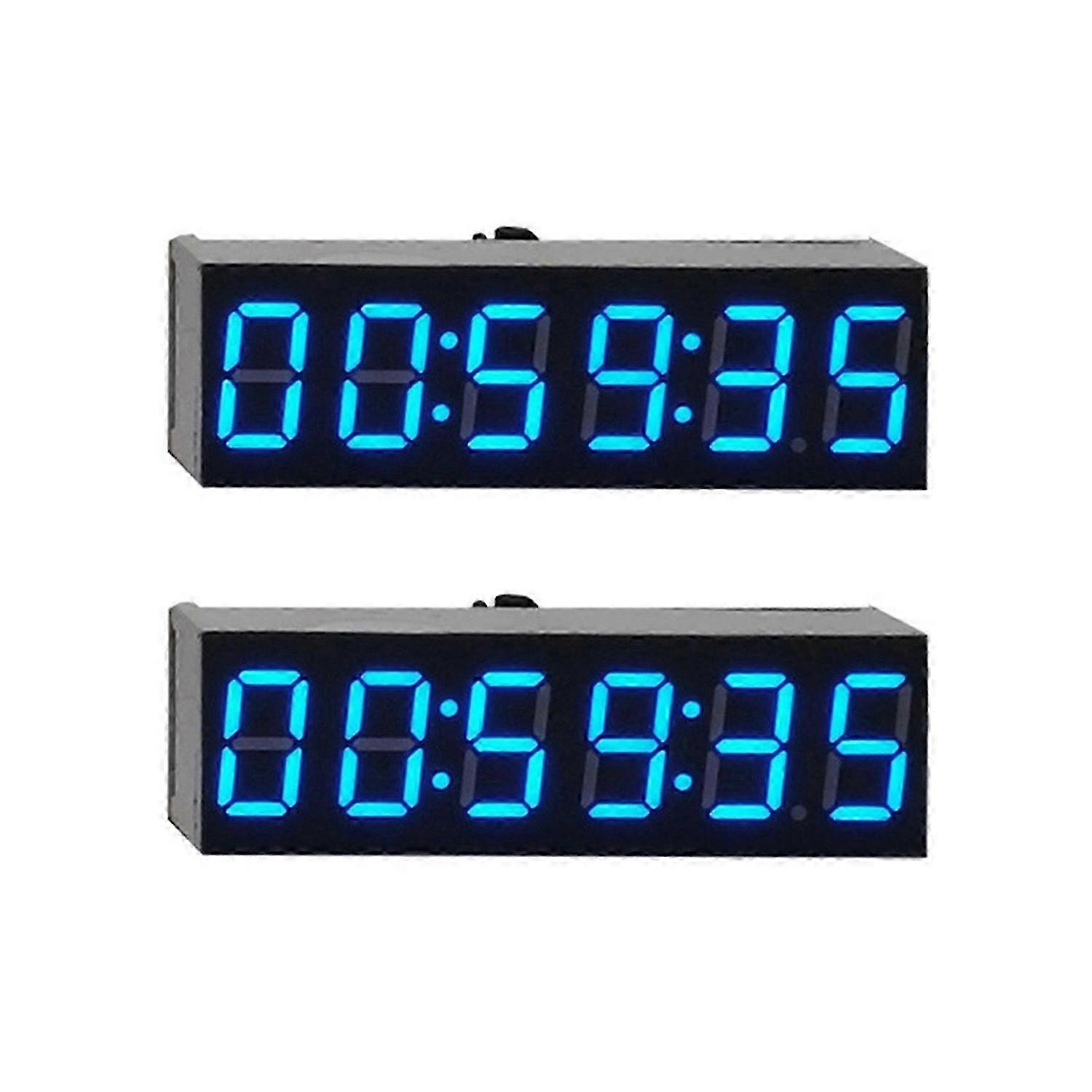 0.36-inch 6-digit LED electronic clock with second display module - B