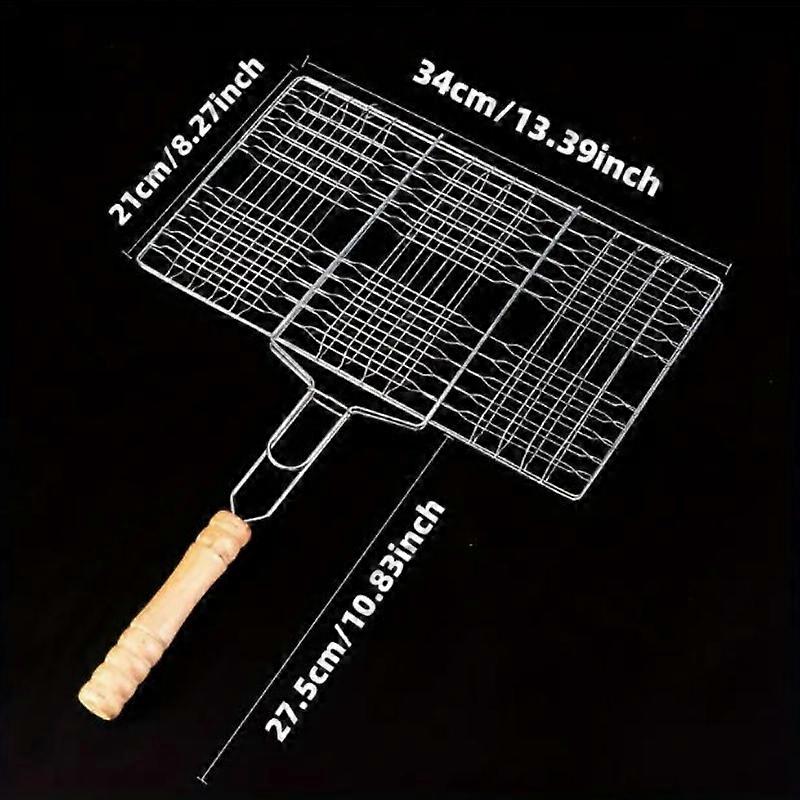 Portable Metal Barbecue Basket with Large Capacity