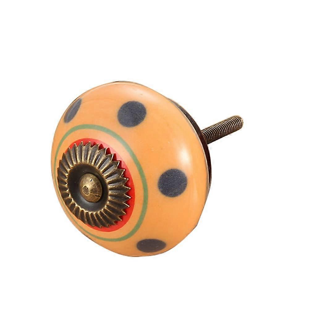Handcrafted Vintage Ceramic Cabinet Knobs MultiColour Decorative Drawer Pulls for Kitchen Furniture