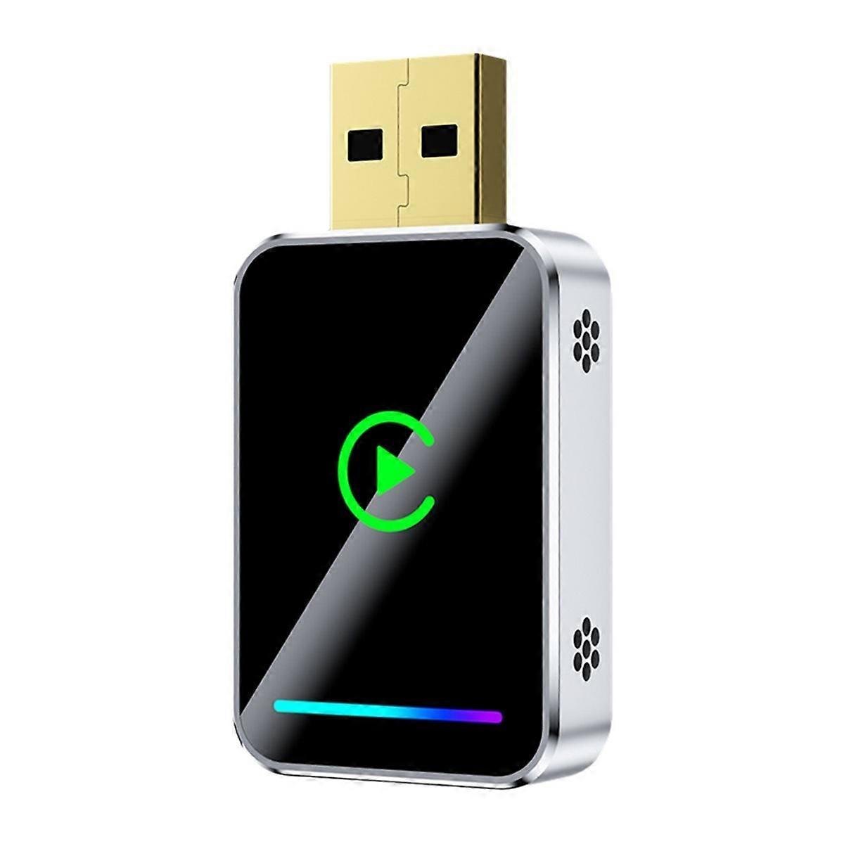 2IN1 Wireless CarPlay Android Auto Smart Mini Box USB Adapter B