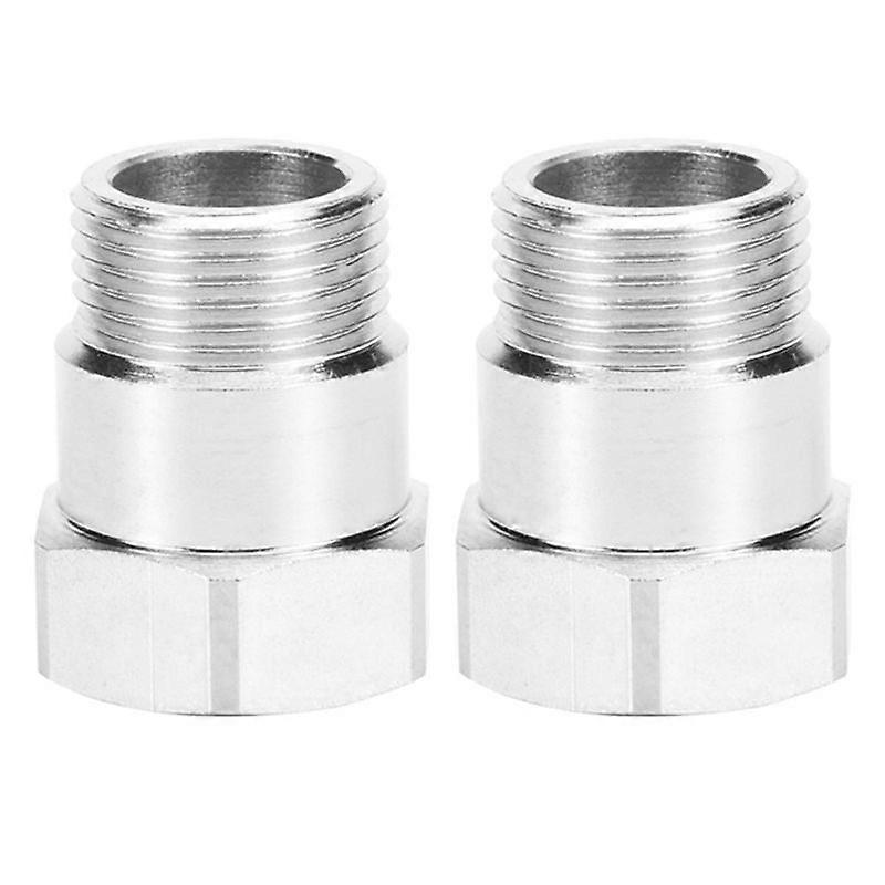 2PCS O2 Oxygen Sensor Test Pipe Extender Adapter Spacer x 1.5 (1)