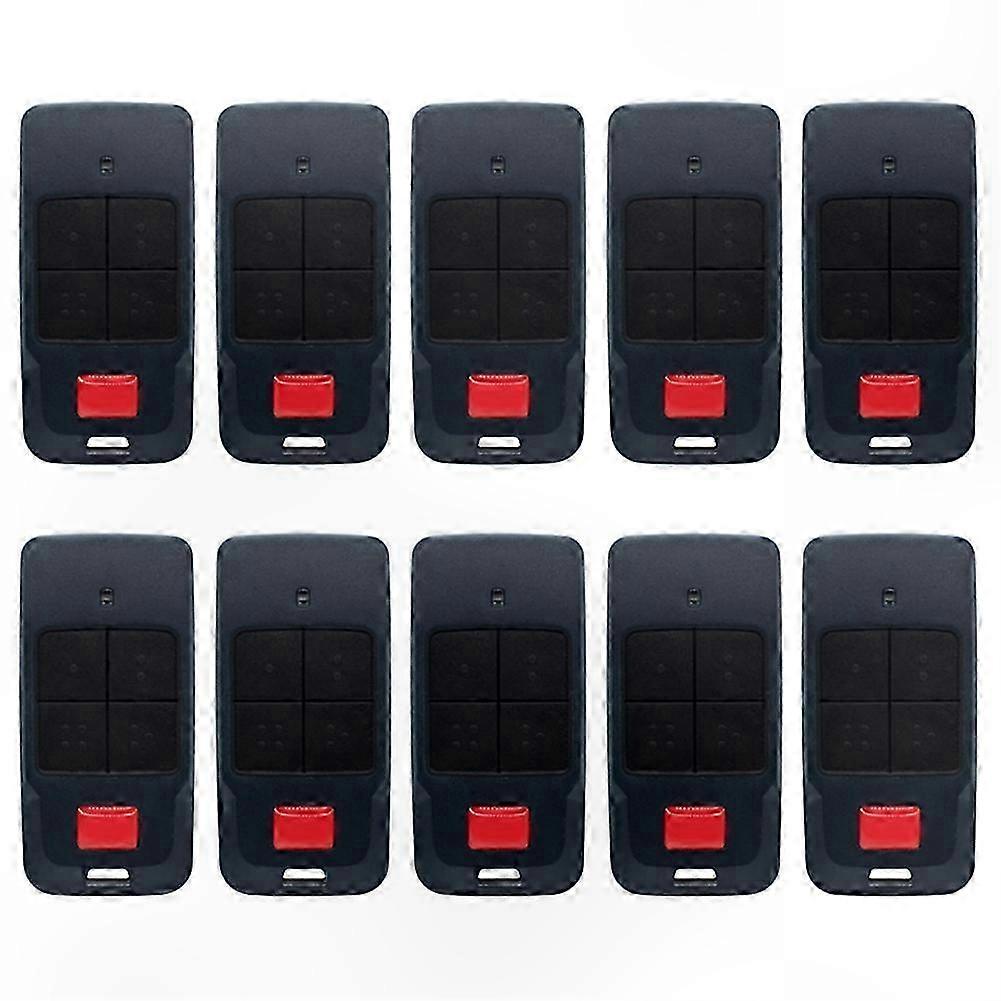 10 Pack 433.92MHz Rolling Code Garage Door Remote Control with 2 Buttons for Universal Compatibility Handheld Transmitter