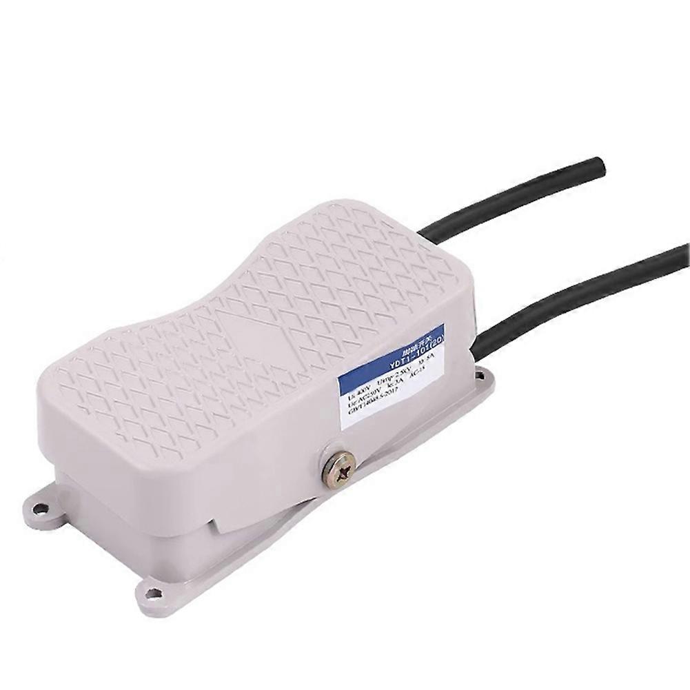 Foot Switch Pedal Push Button Controller YDT1-20 101 Reverse with Wire Aluminum Case Double Control Three Phase Motor