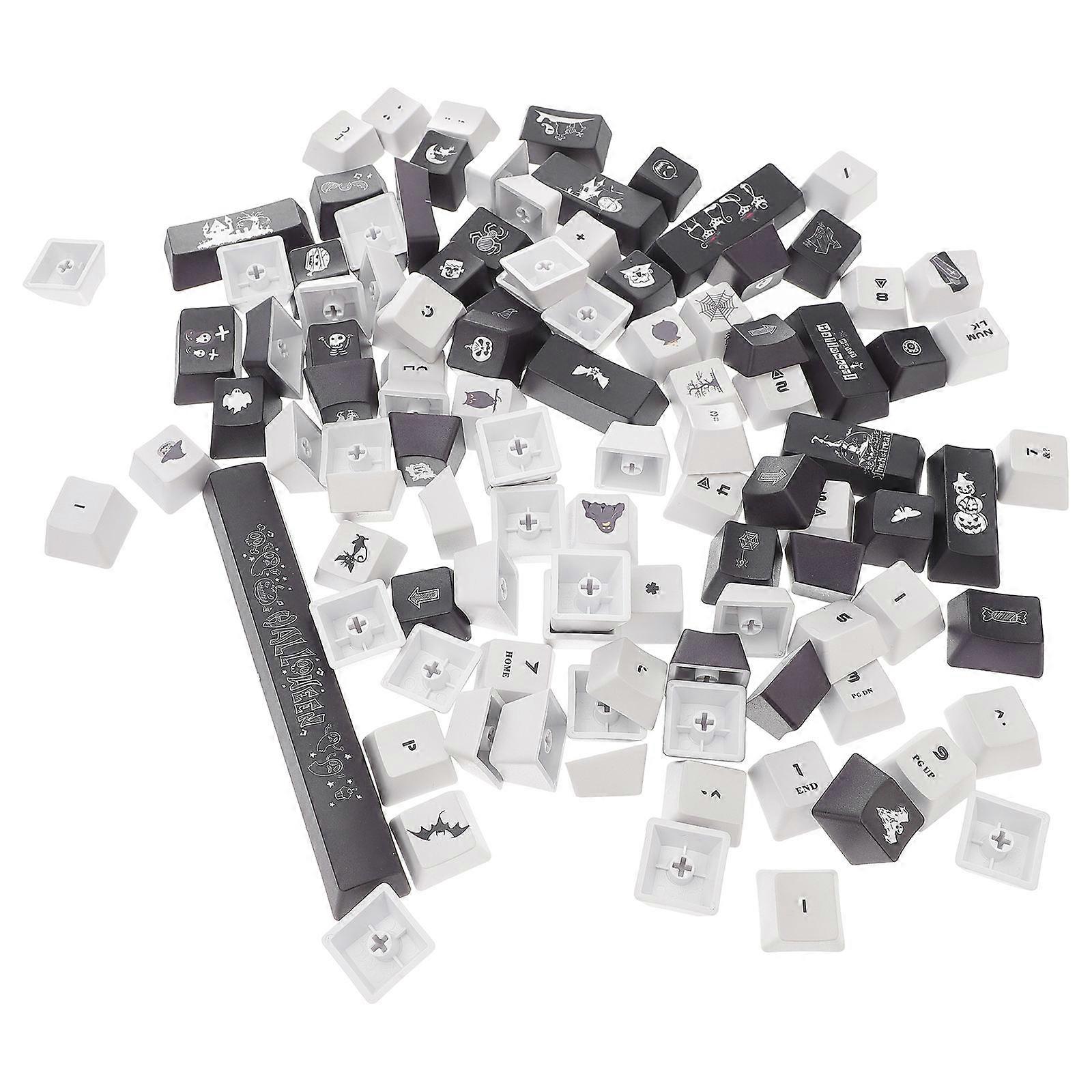 Key Caps Halloween Computer Keyboard Caps for Decor 5Sets Pbt Mechanical Keyboard